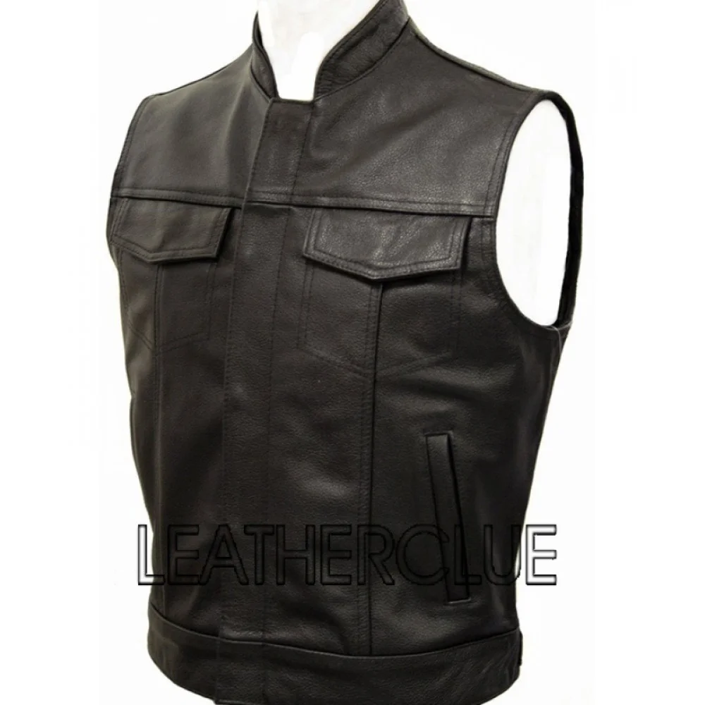 CUSTOM LEATHER WAISTCOAT