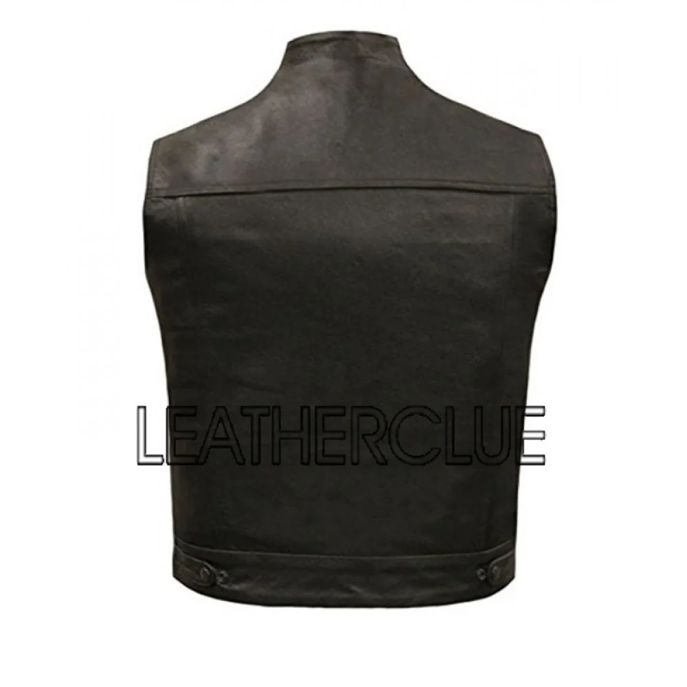 CUSTOM LEATHER WAISTCOAT