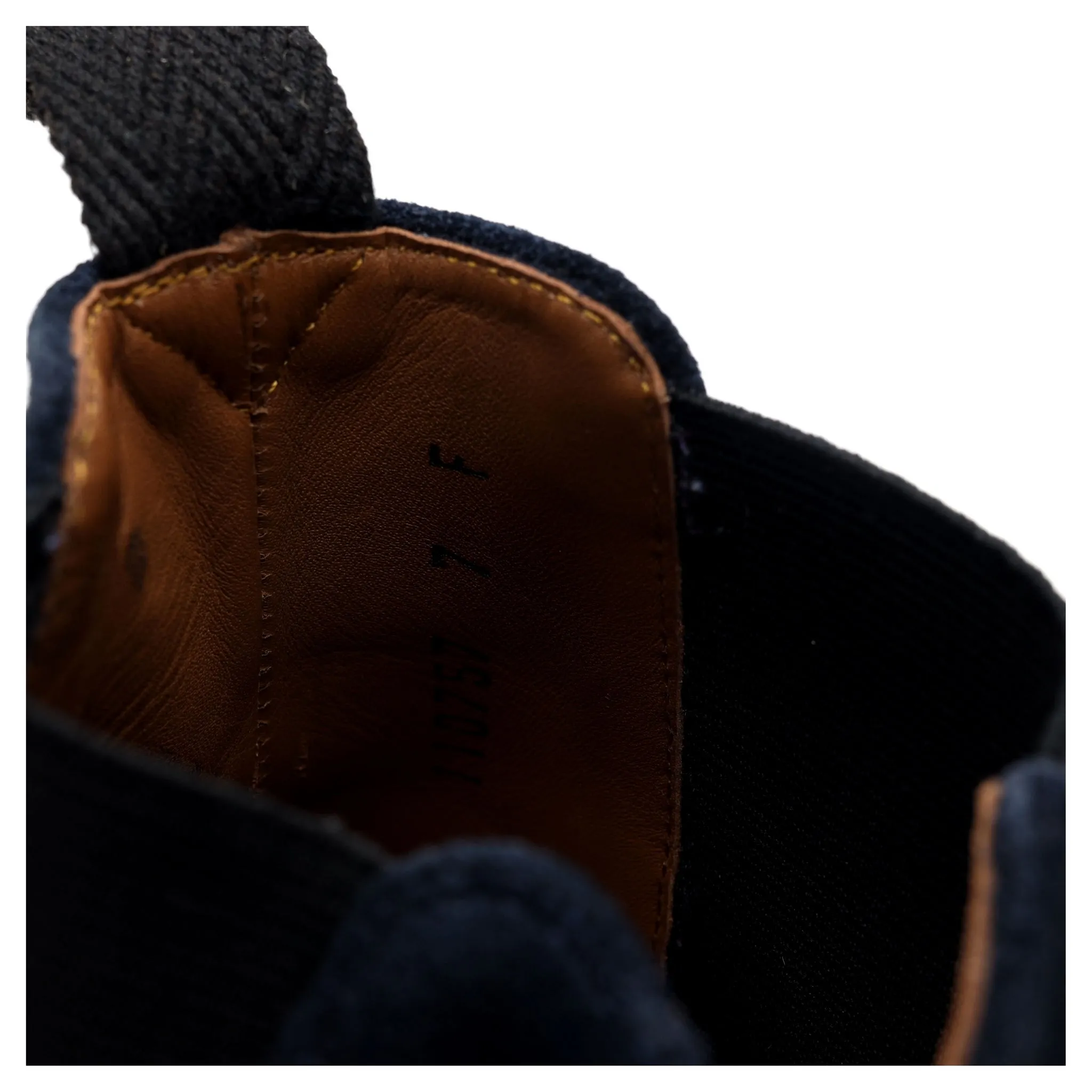 'Declan' Navy Blue Suede Chelsea Boots UK 7 F