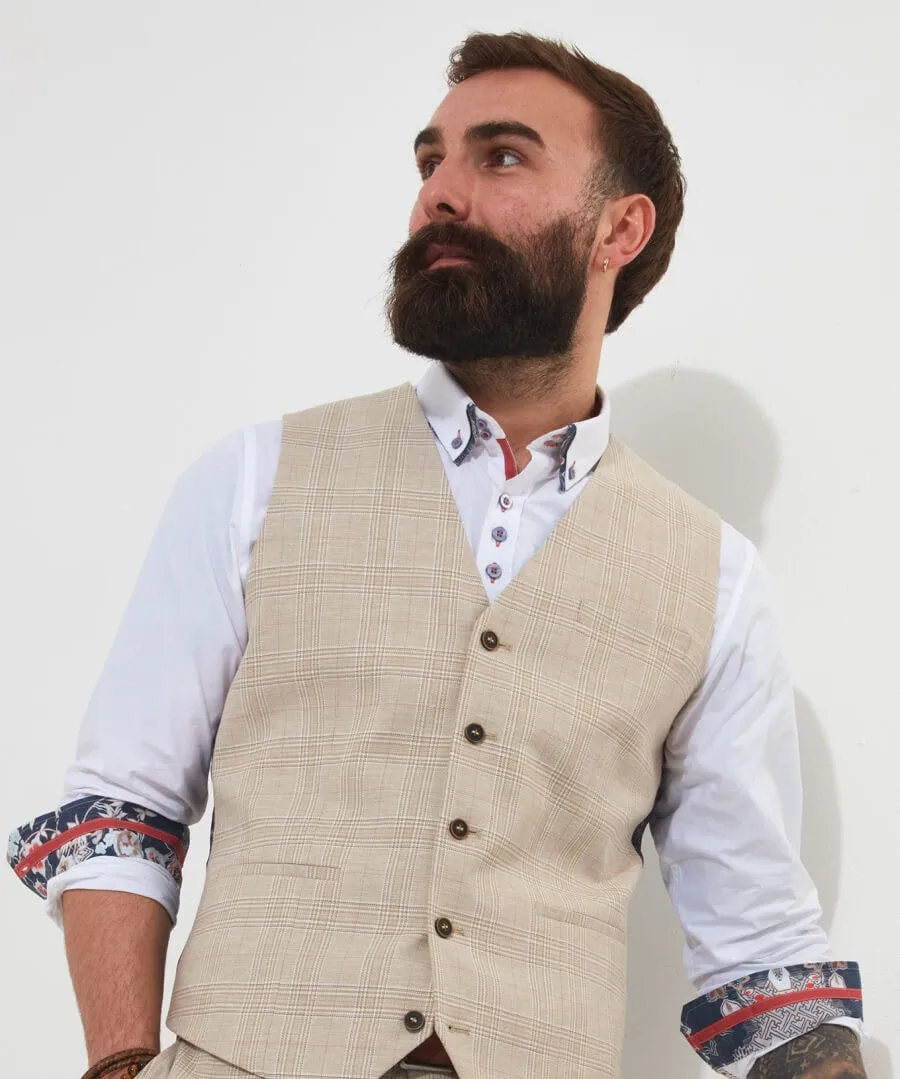 Delightful Check Waistcoat