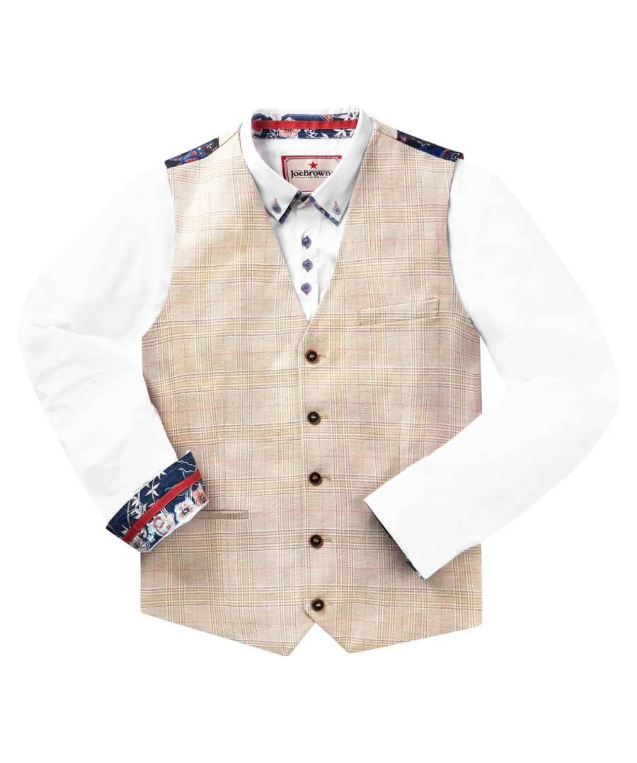 Delightful Check Waistcoat