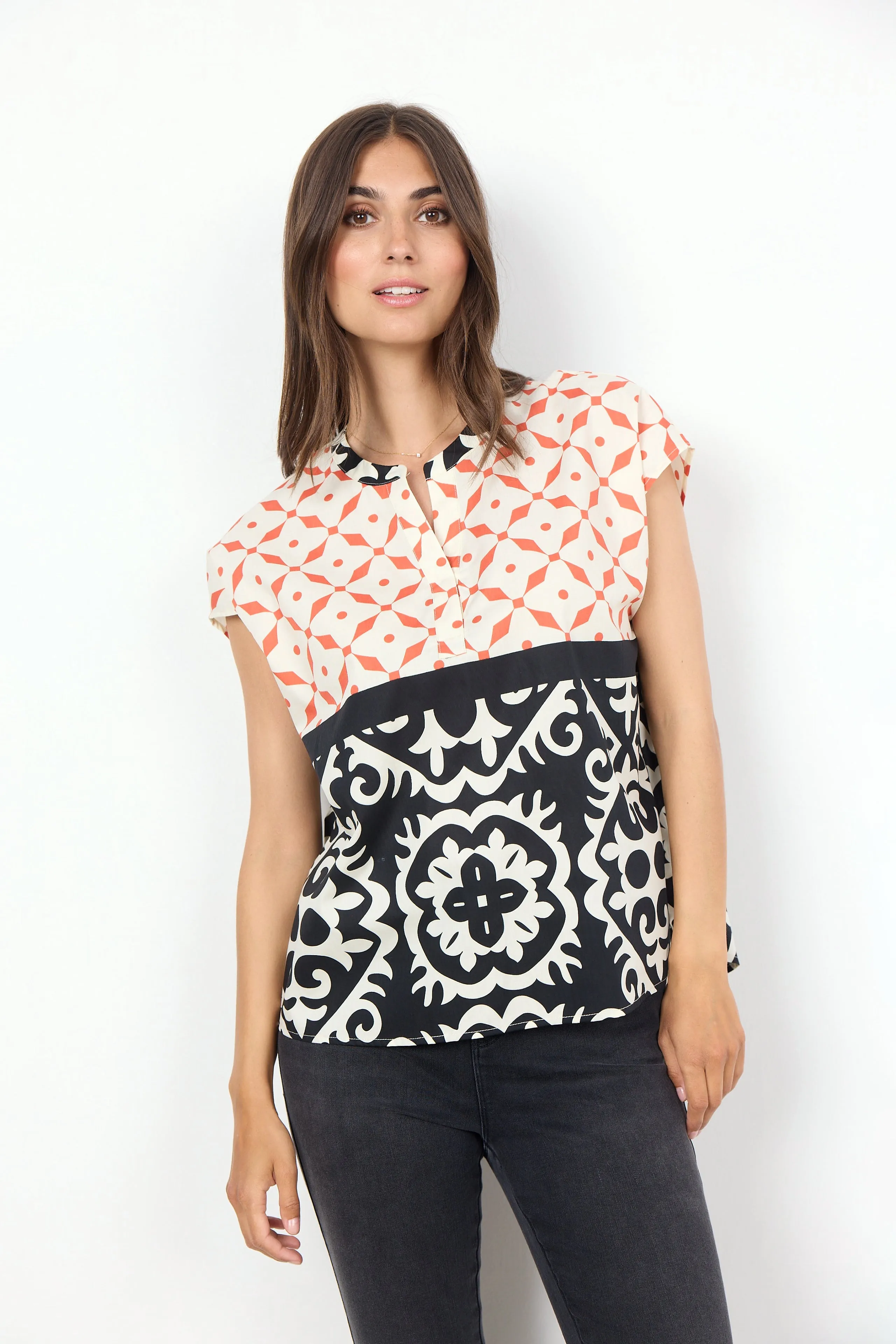 Dinna Print Top - Soya Concept 40567