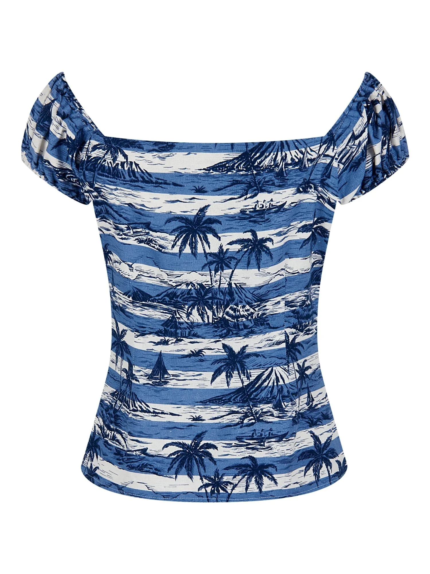 Dolores Top Mahiki Print XXS XS ONLY