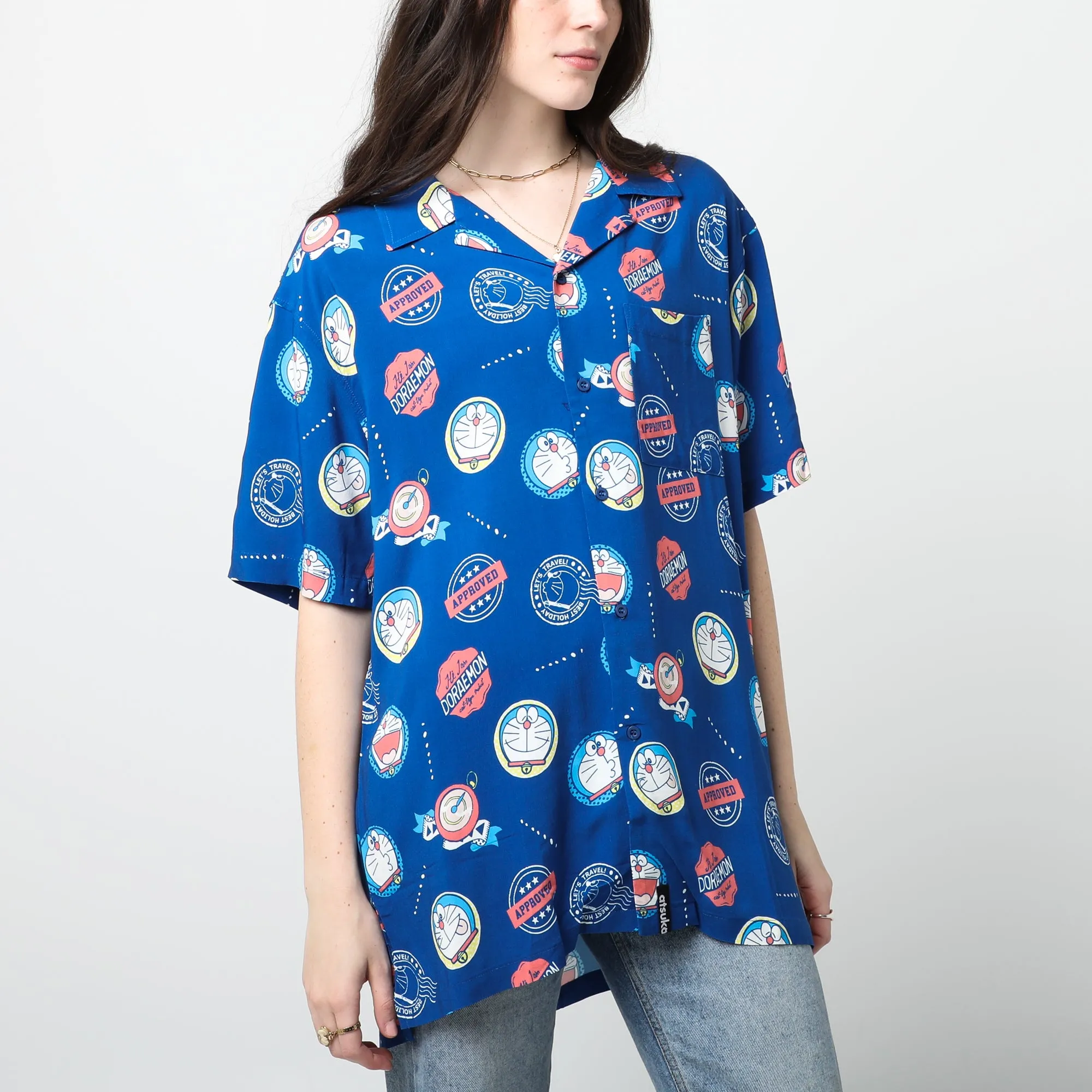 Doraemon Shirt - Button-Down Style