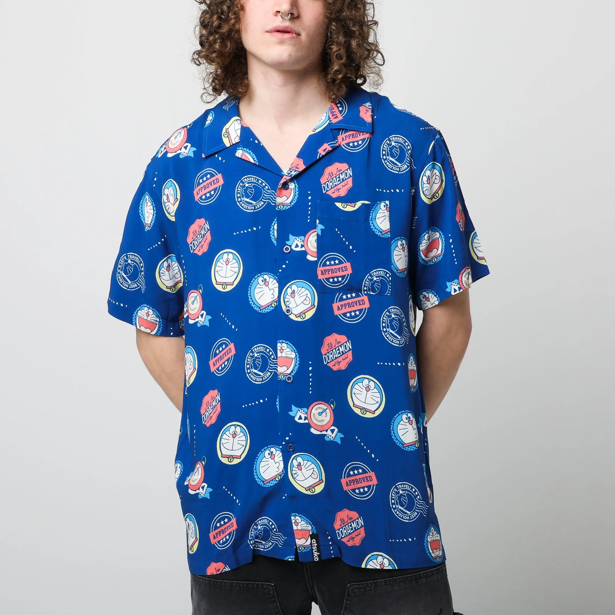 Doraemon Shirt - Button-Down Style