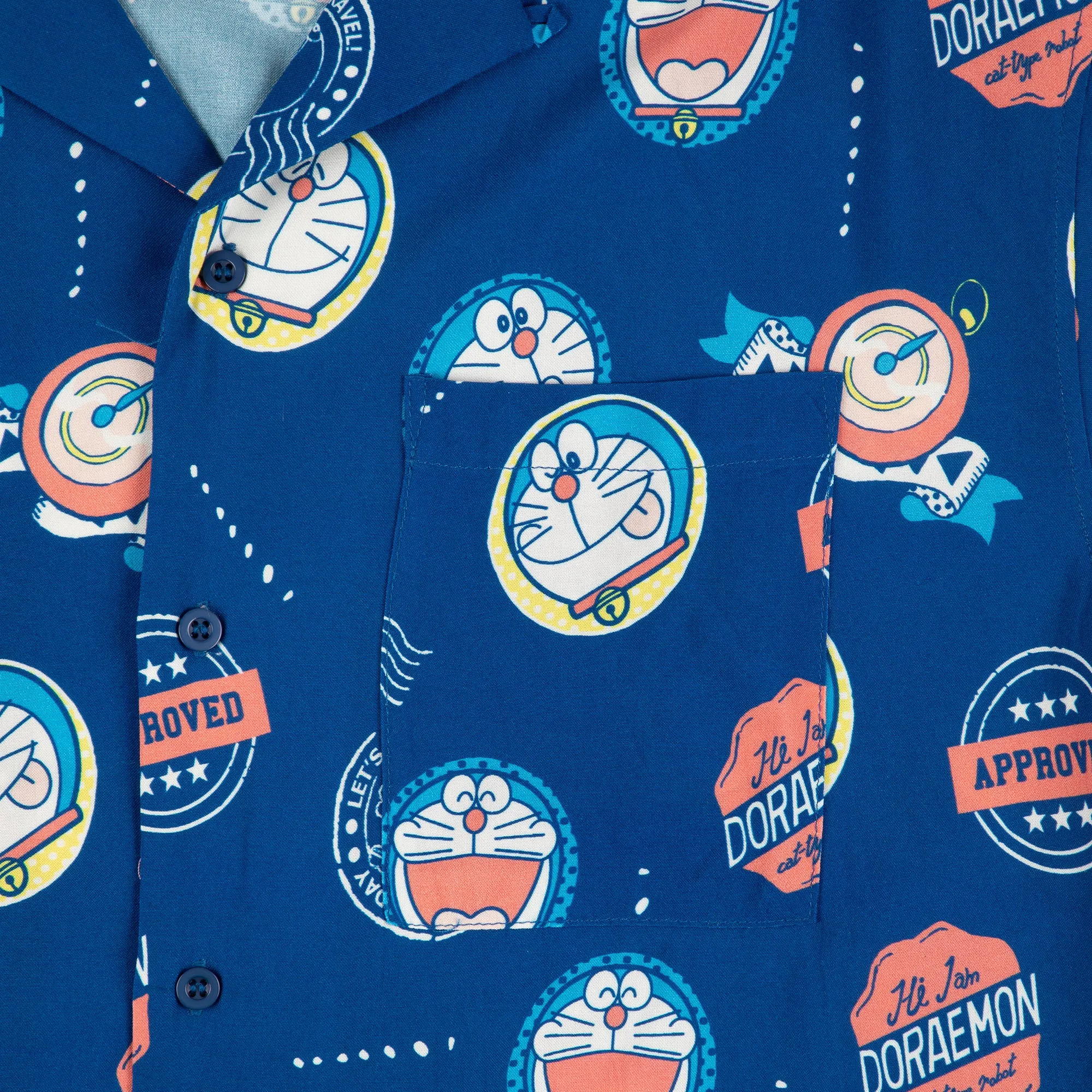 Doraemon Shirt - Button-Down Style