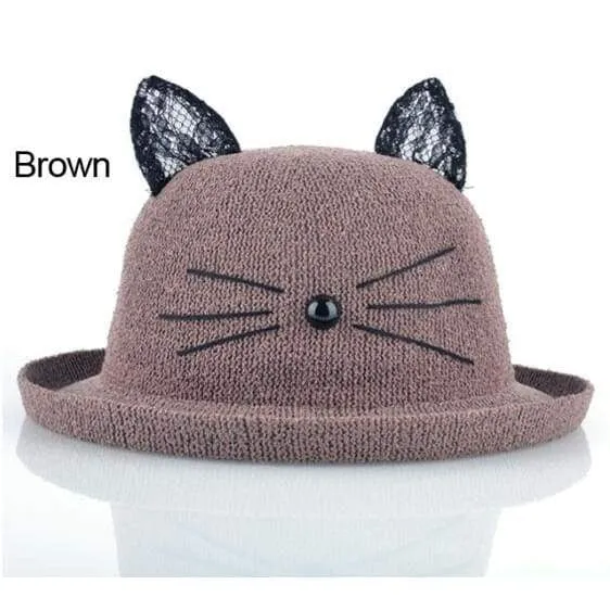 Drag Hat Kitten (Brown)