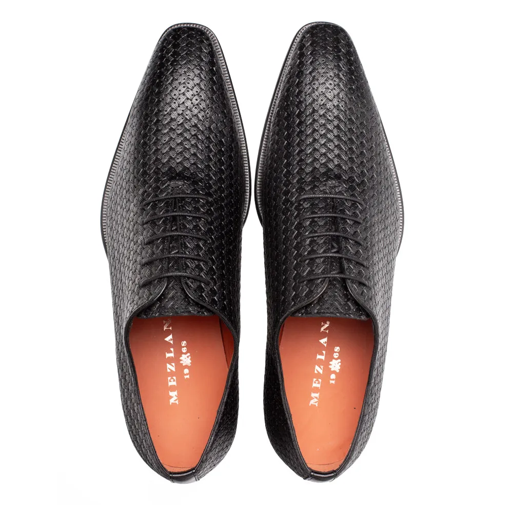 Embossed Calfskin Full-grain Oxford Shoes