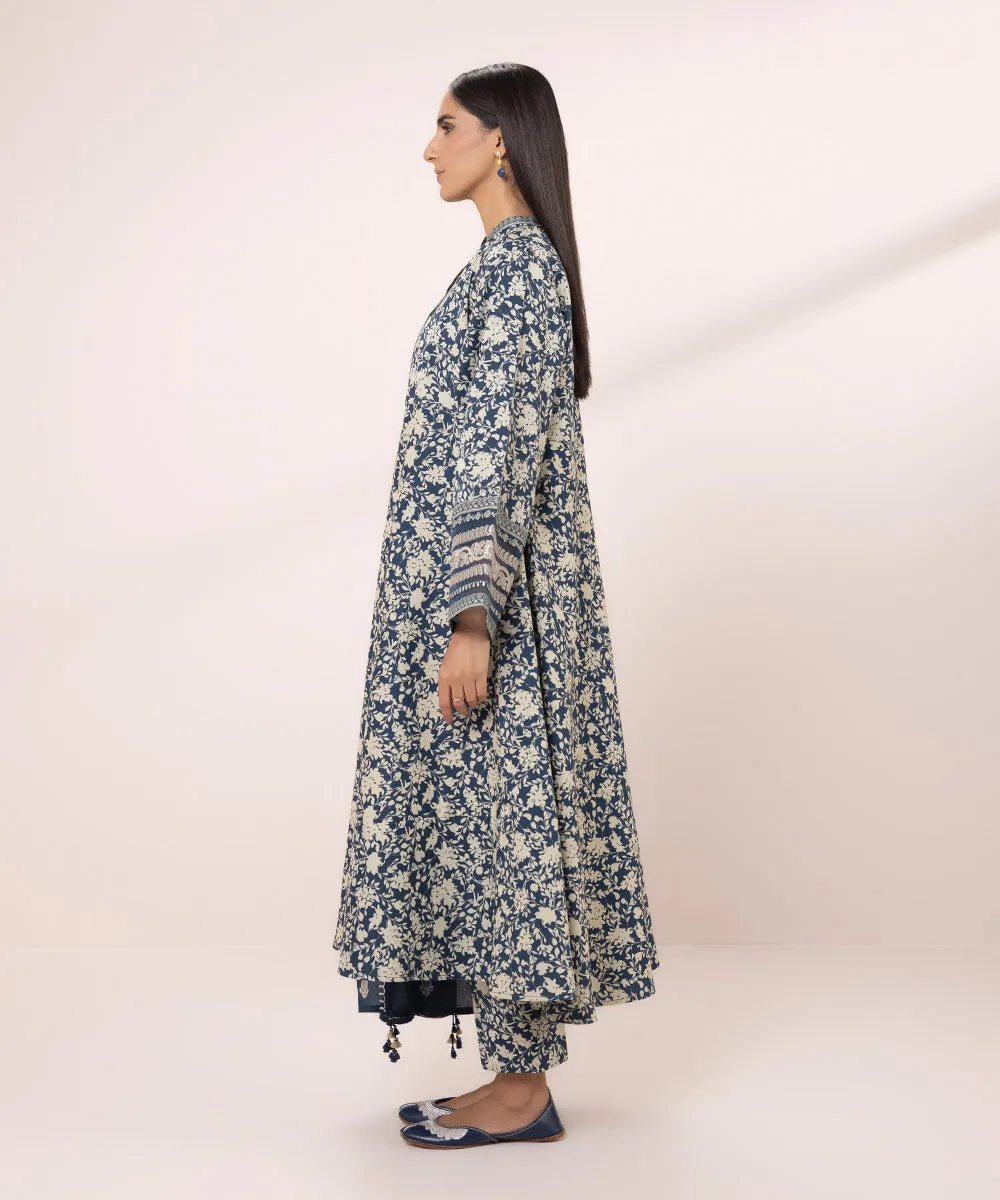 Embroidered Lawn Suit - 3 Piece Ensemble