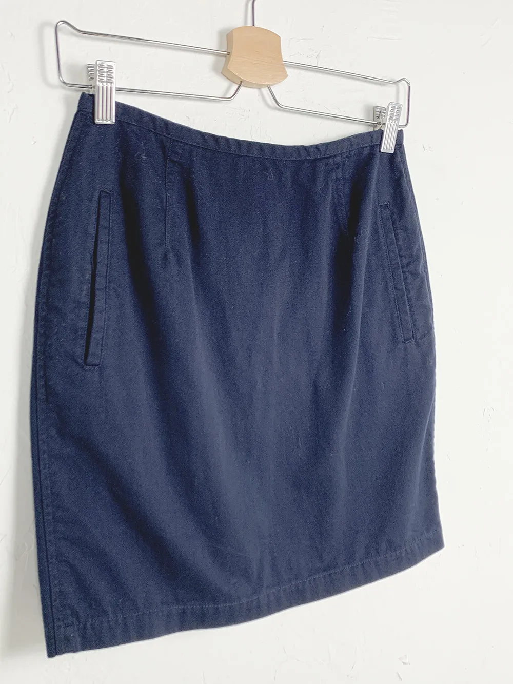 ESPRIT Navy Mini Skirt Cotton - Shop Now