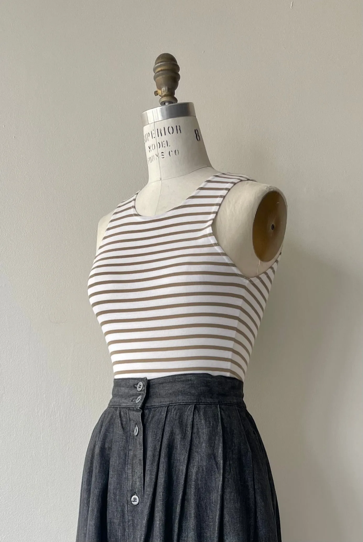 Esprit Vintage Striped Tank | Retro 1980s