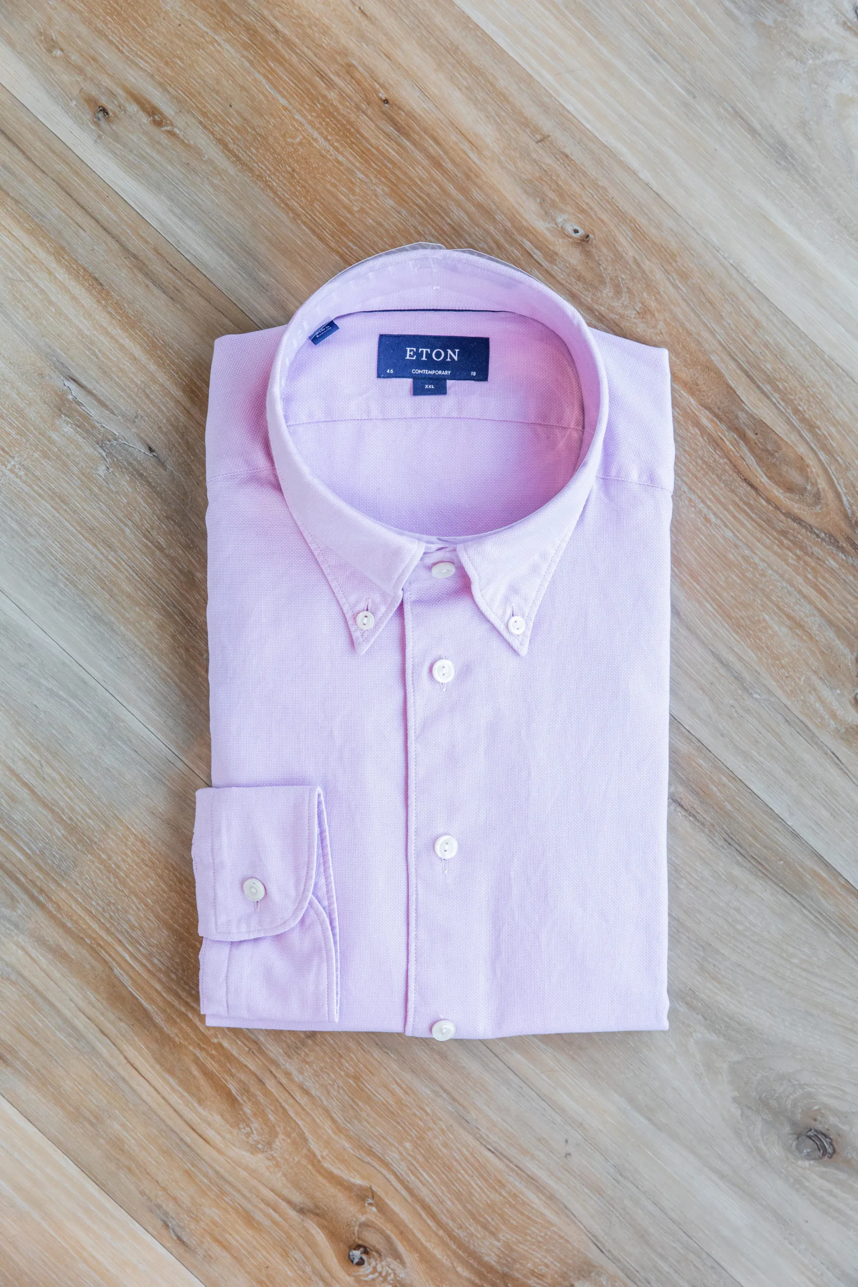 ETON Pink Royal Oxford Shirt - Cotton-Lyocell