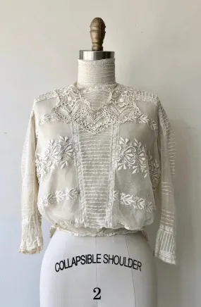 Evangeline Antique Edwardian Blouse