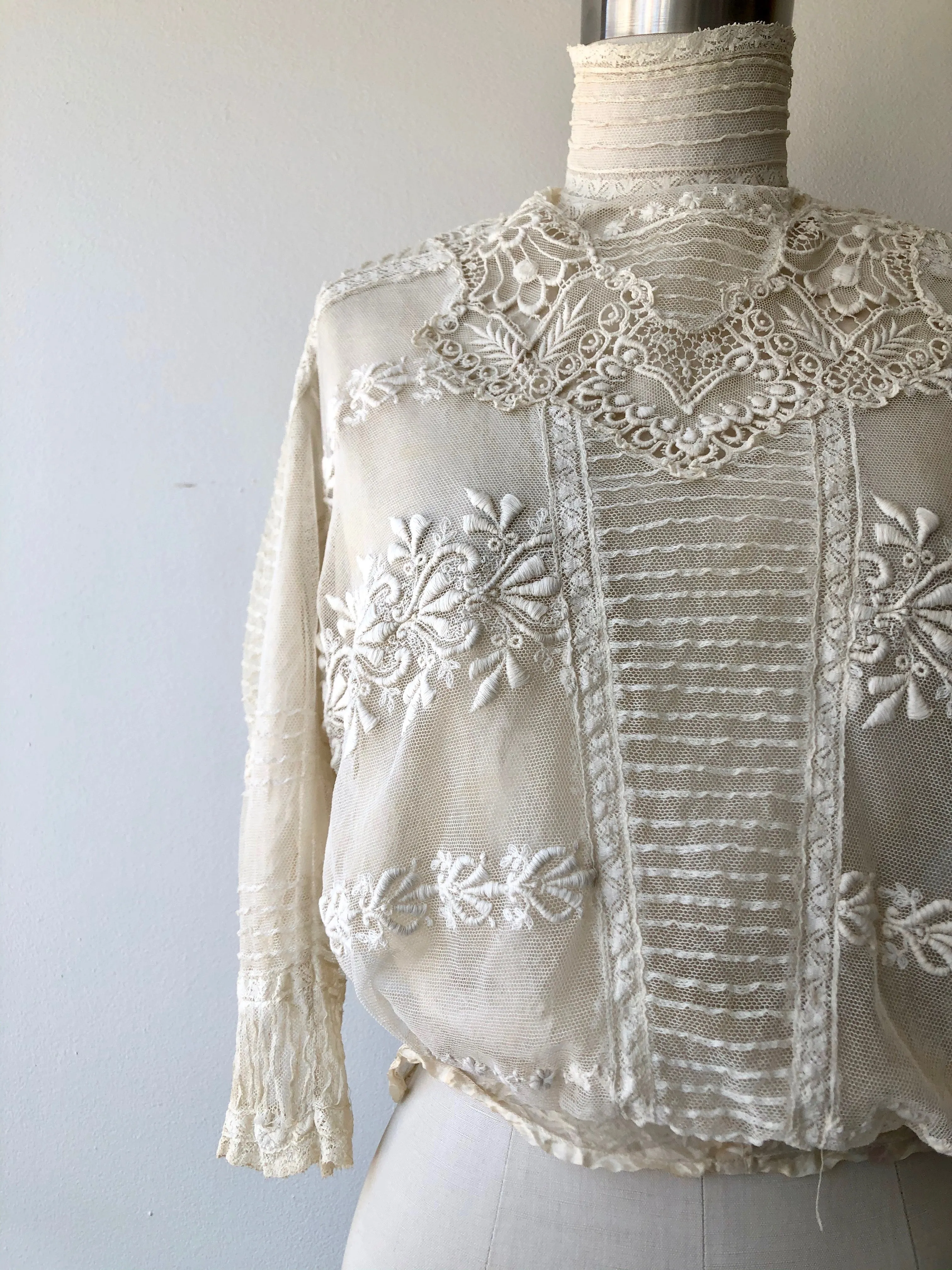 Evangeline Antique Edwardian Blouse