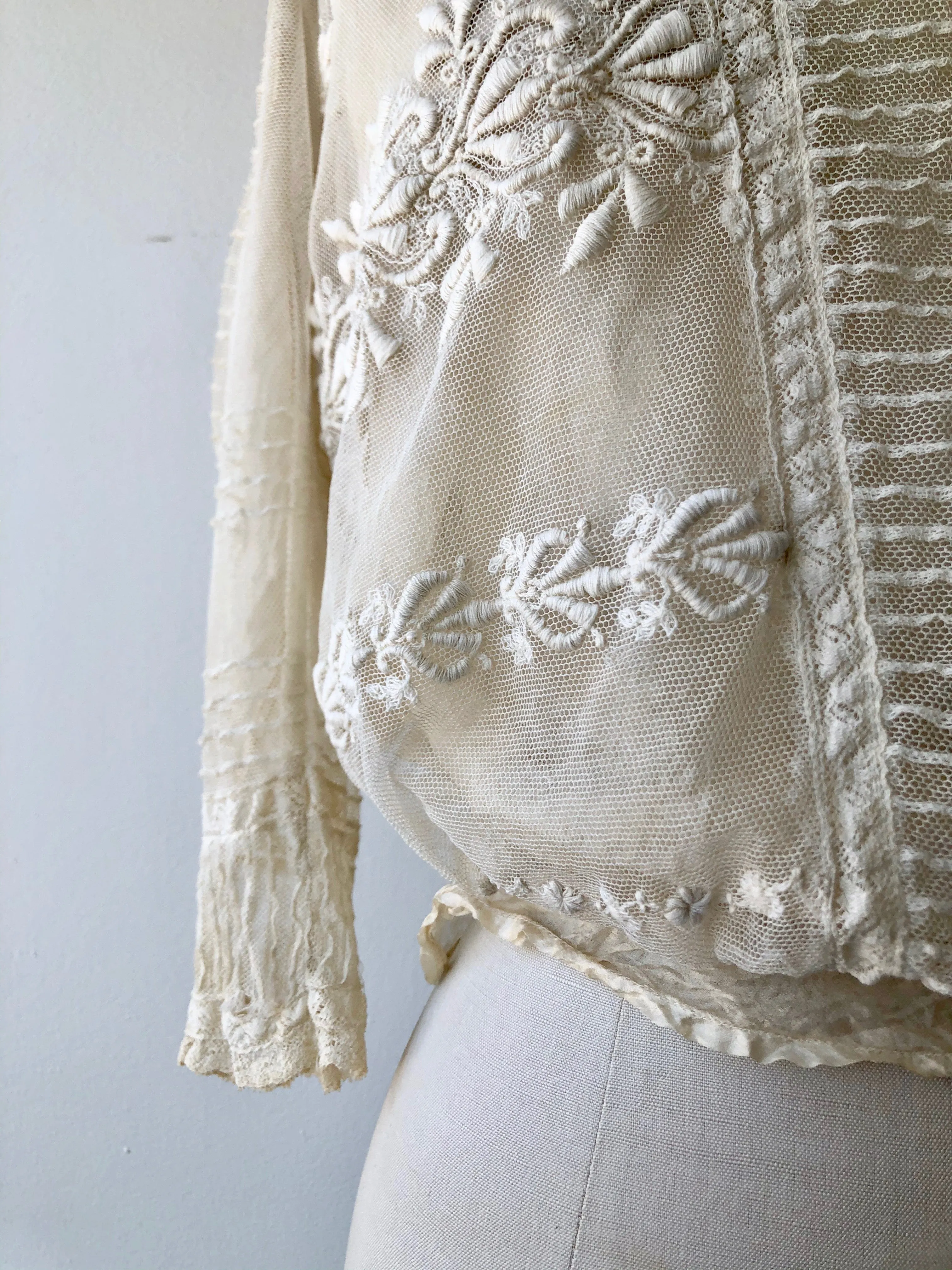 Evangeline Antique Edwardian Blouse