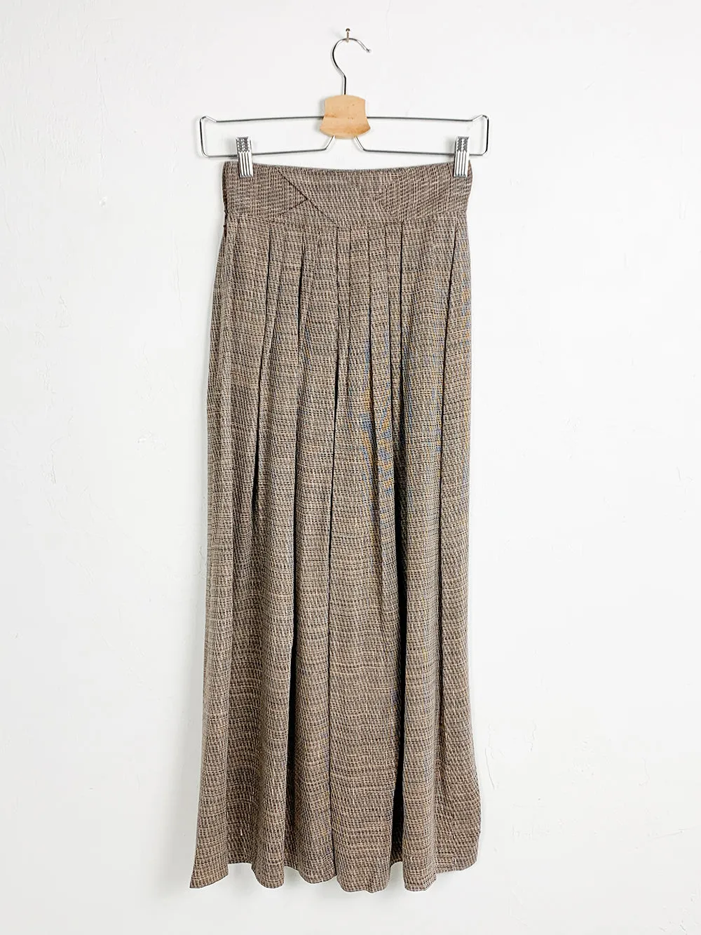 Featuring: Jaeger Brown Tweed Skirt - Shop Now