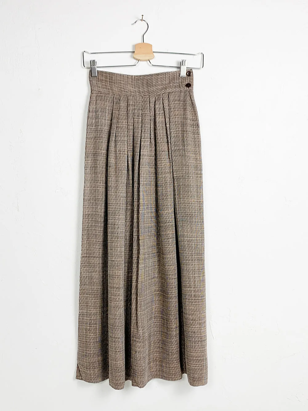 Featuring: Jaeger Brown Tweed Skirt - Shop Now