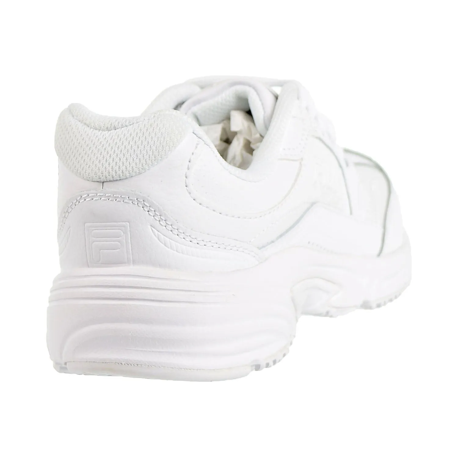 Fila White Slip Resistant Shoes for Men with Memory Technology