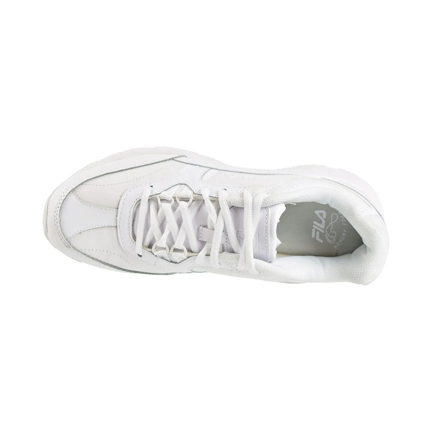 Fila White Slip Resistant Shoes for Men with Memory Technology