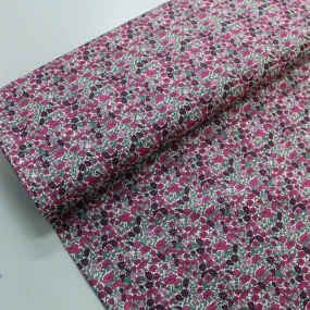 Floral Cotton Lawn Dressmaking - Prune and Blossom - Purple