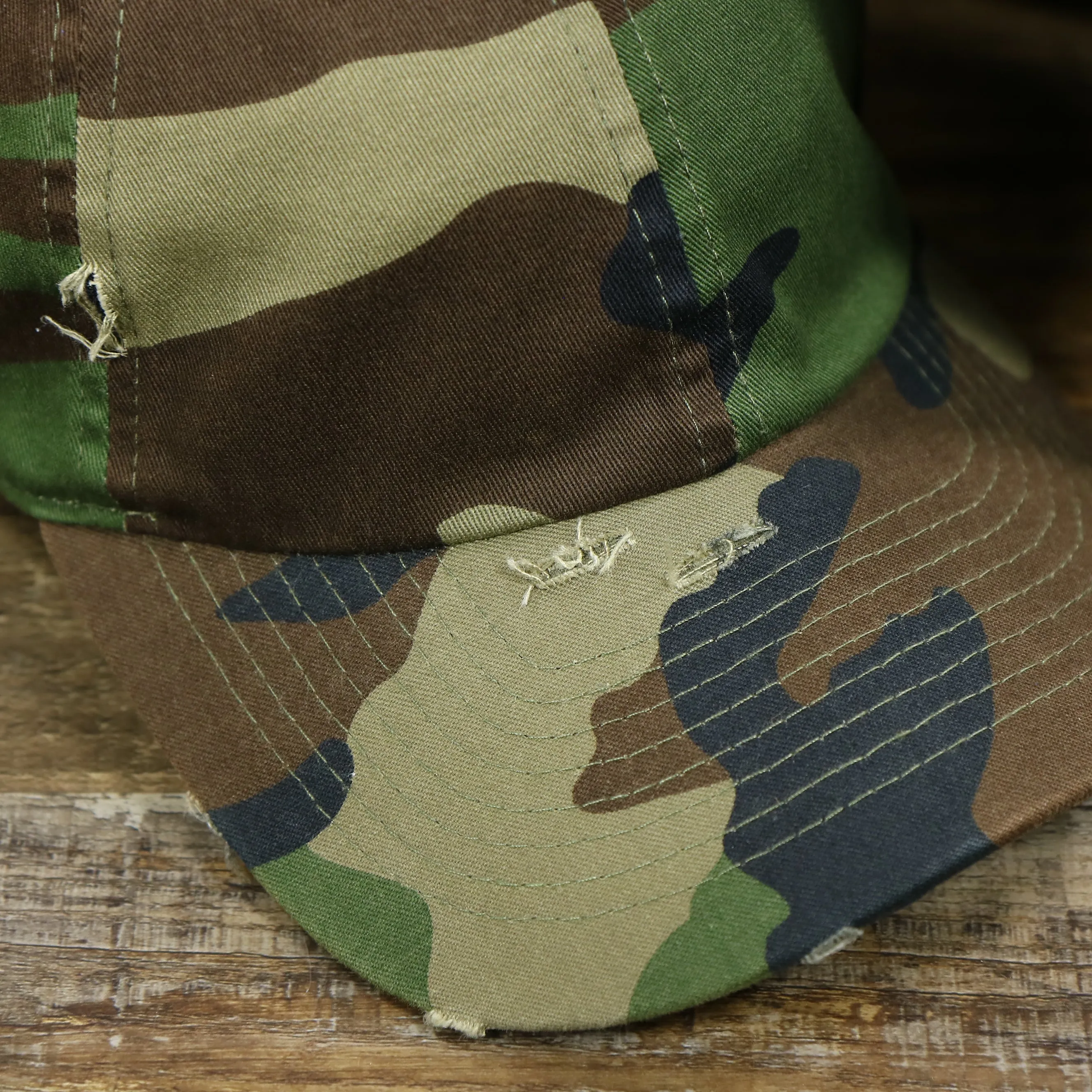 Forest Camo Dark Green Dad Hat