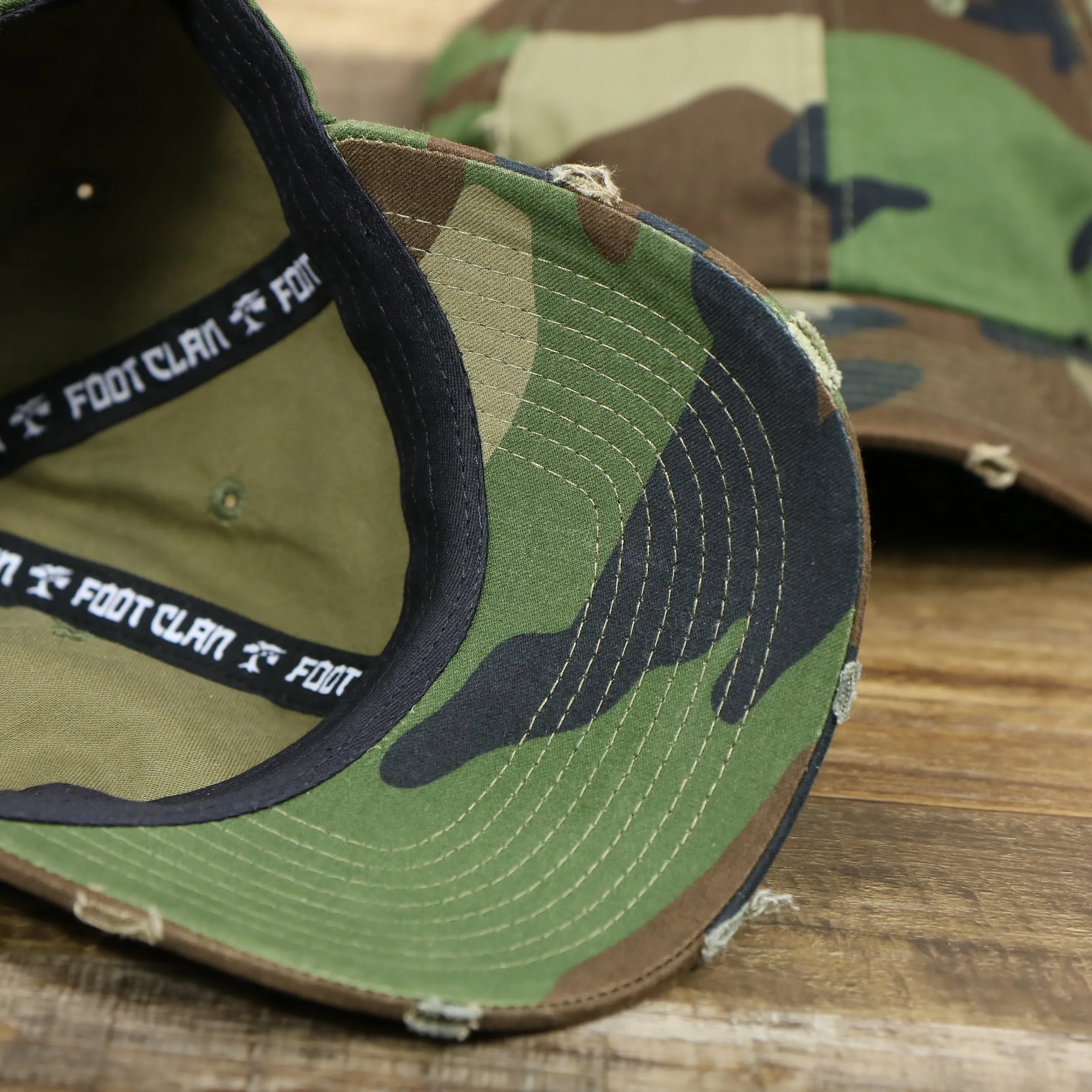 Forest Camo Dark Green Dad Hat