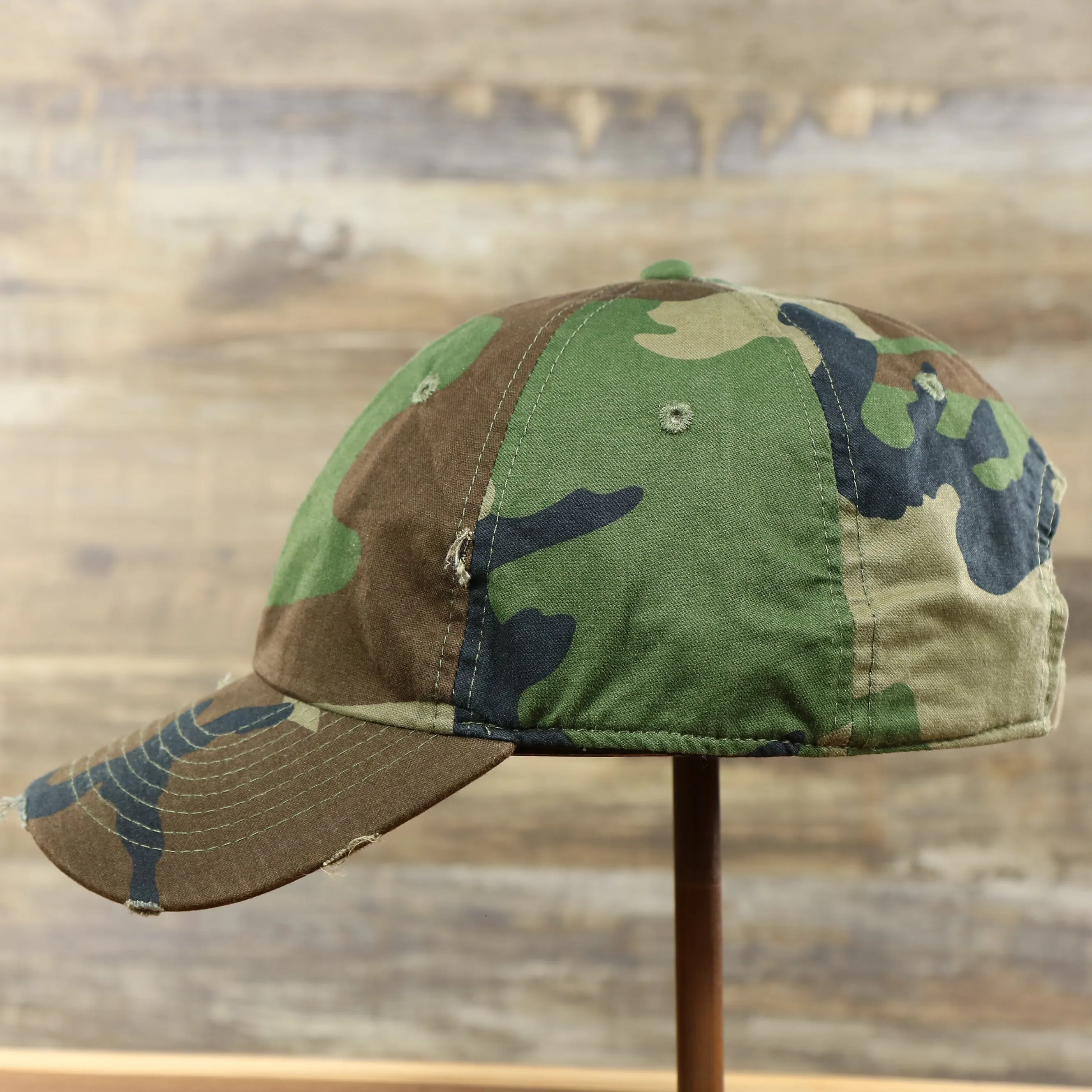 Forest Camo Dark Green Dad Hat