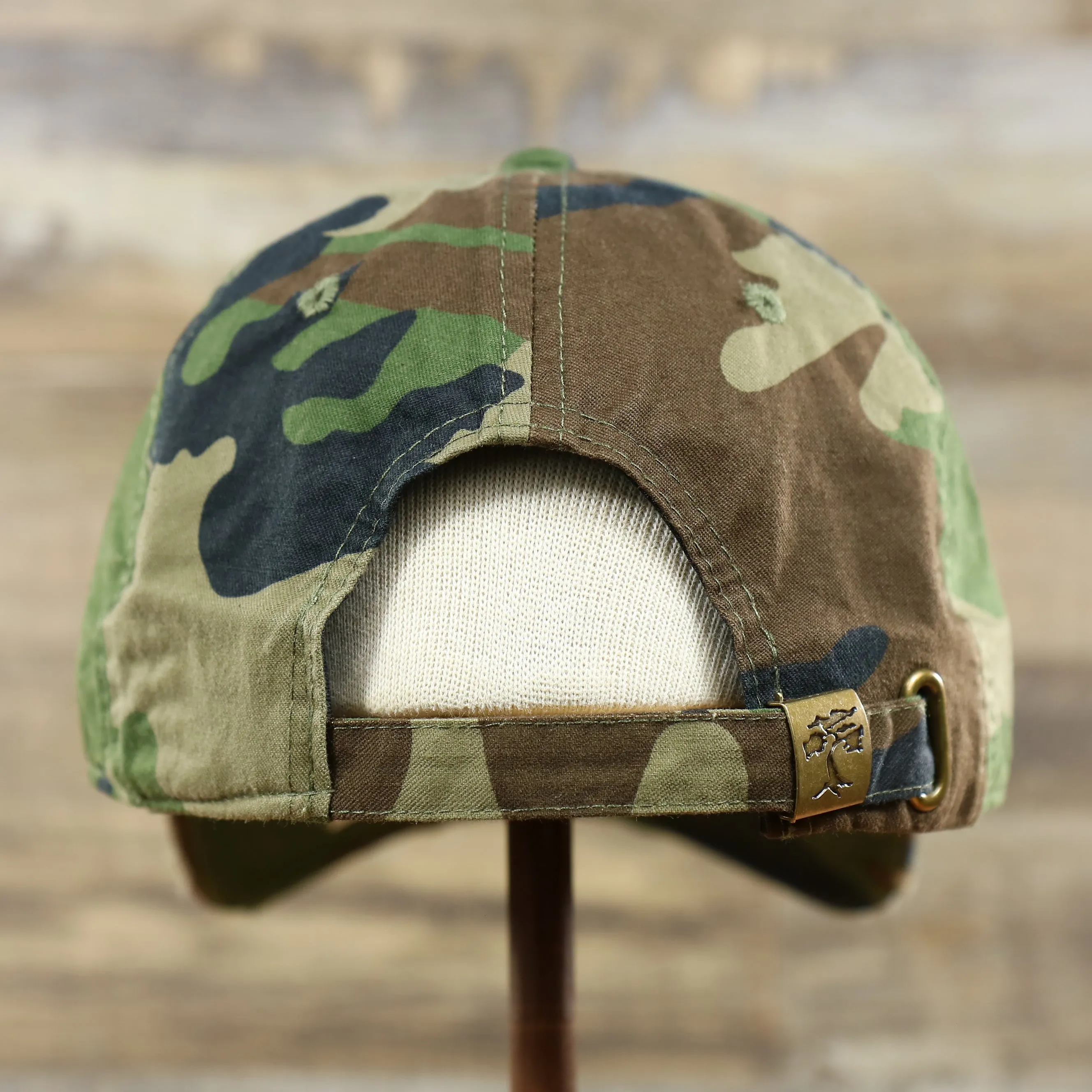 Forest Camo Dark Green Dad Hat