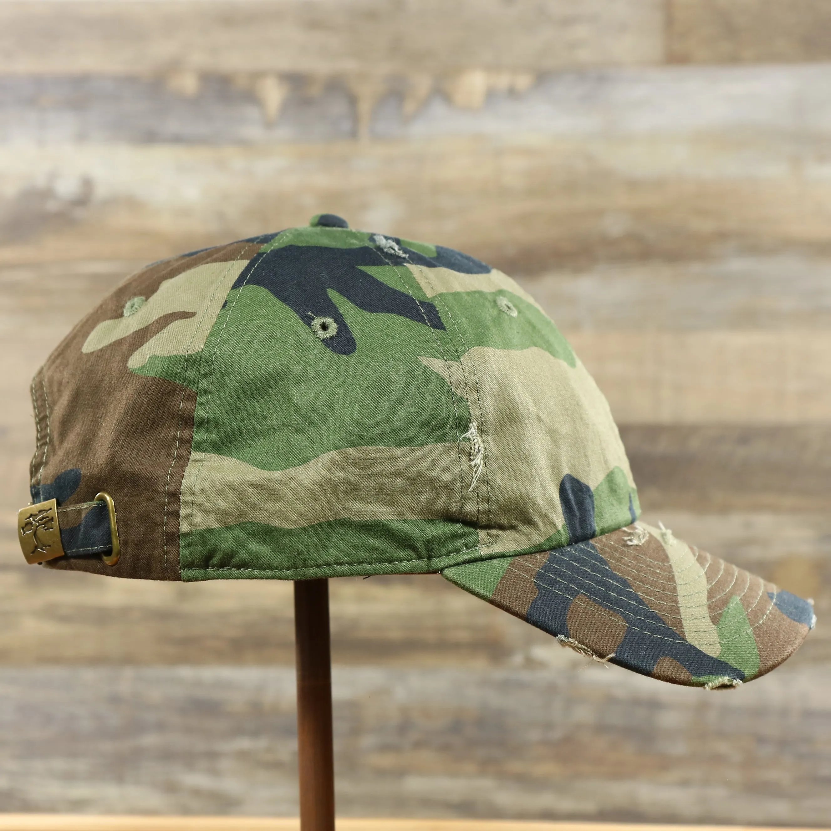 Forest Camo Dark Green Dad Hat