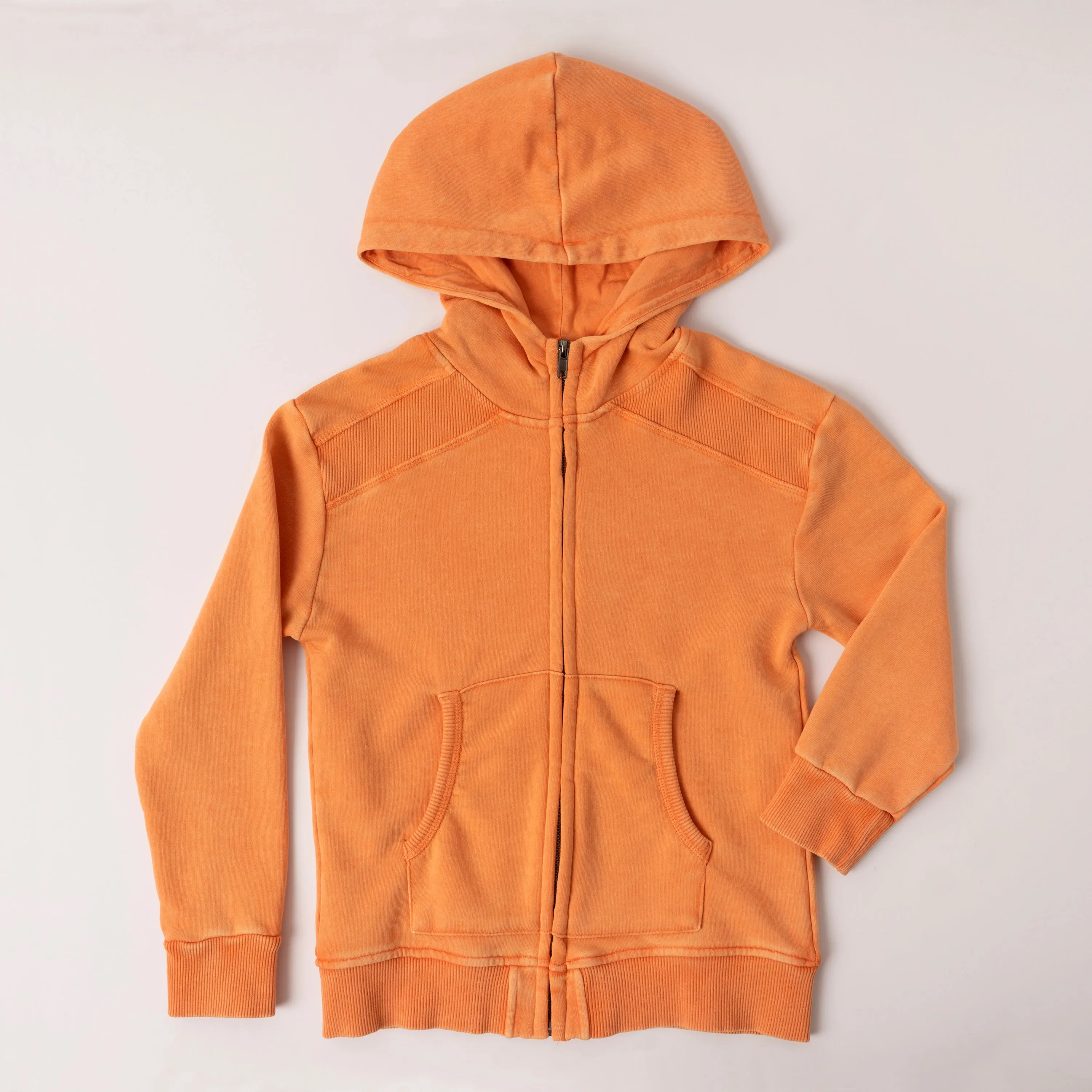 Garment Dyed Zip Hoodie