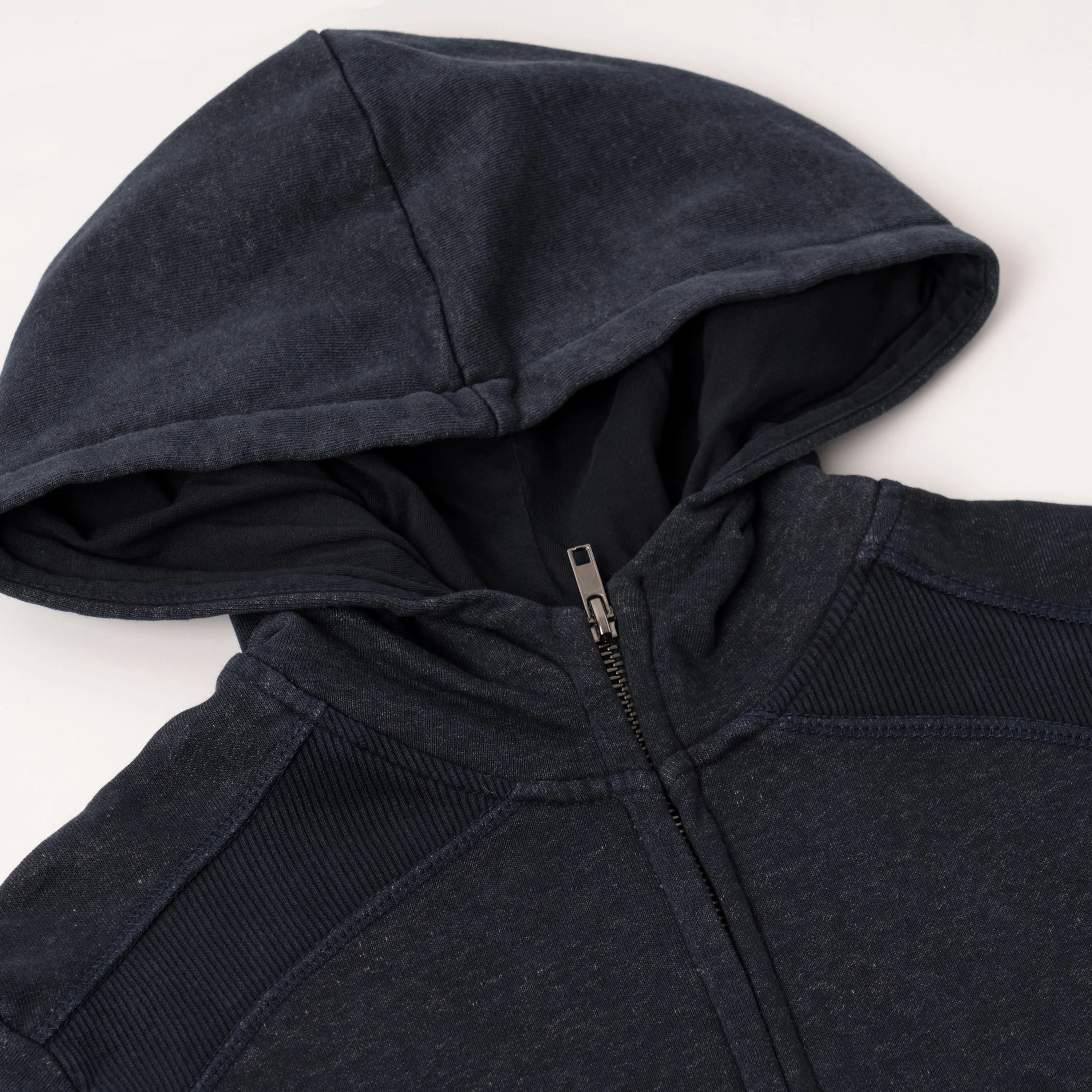 Garment Dyed Zip Hoodie