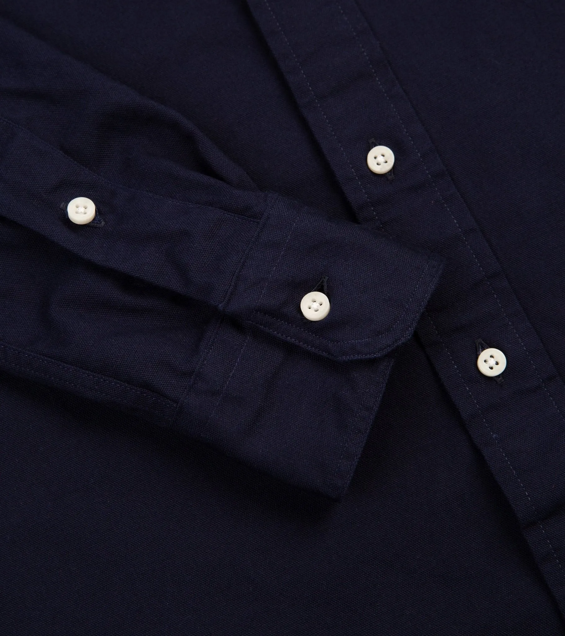 Gitman Oxford Shirt Navy.