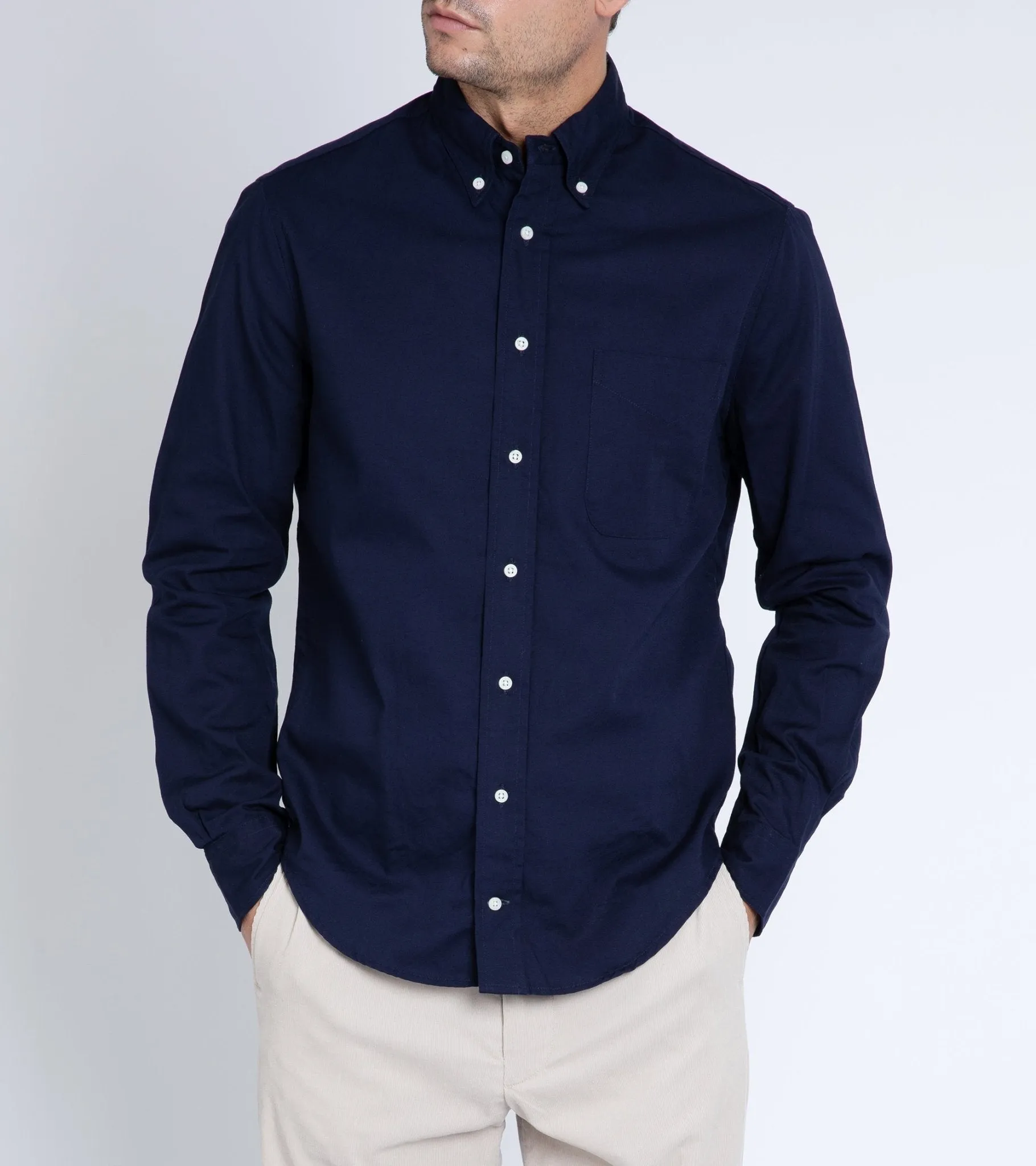 Gitman Oxford Shirt Navy.