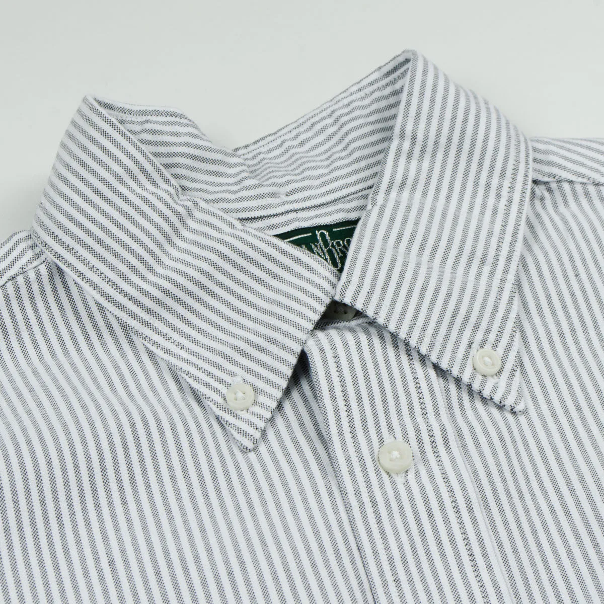 Gitman Vintage Grey Stripe Oxford Shirt