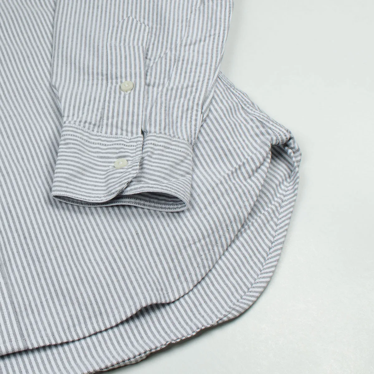 Gitman Vintage Grey Stripe Oxford Shirt