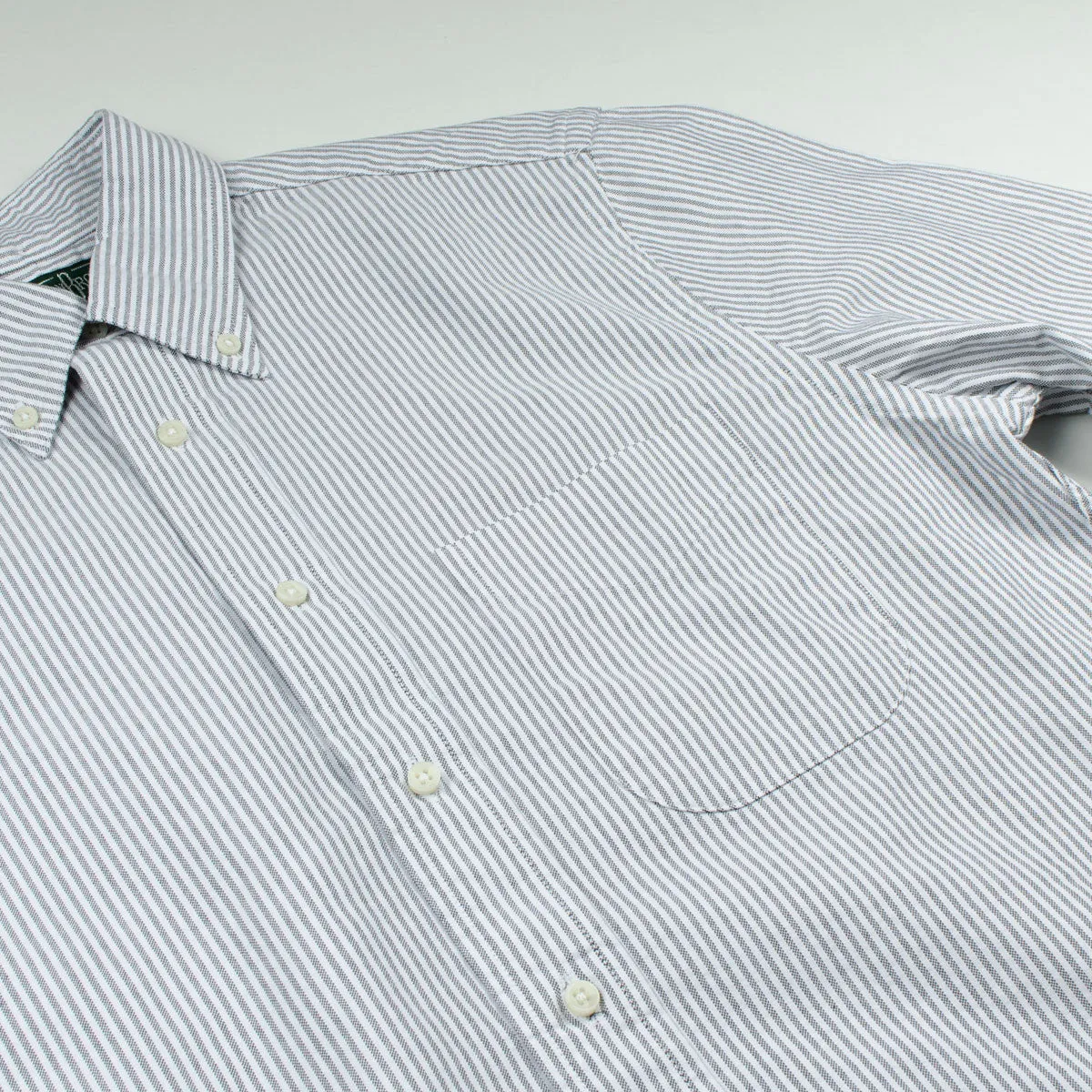 Gitman Vintage Grey Stripe Oxford Shirt