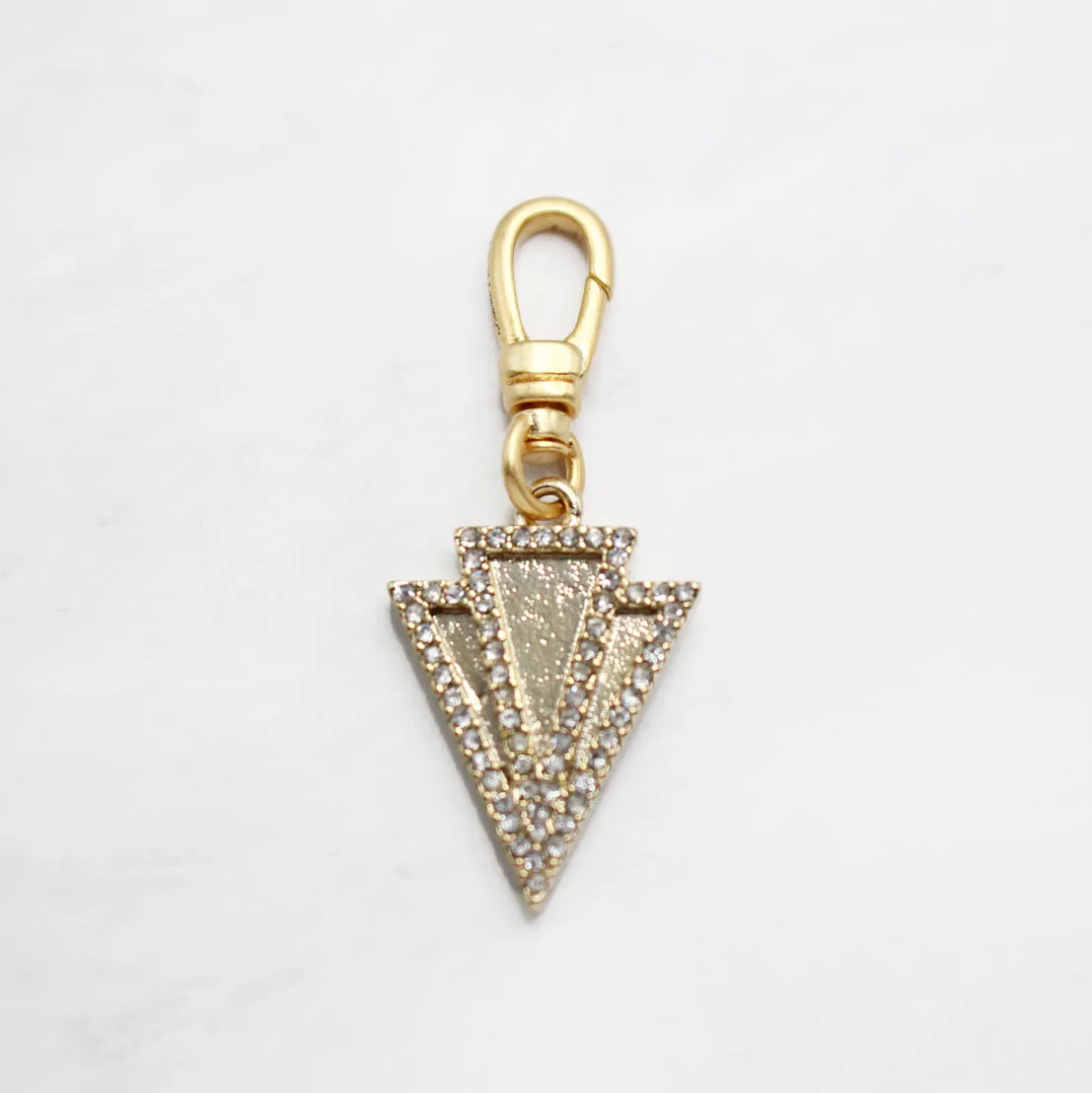 Golden Crystal Arrow Necklace