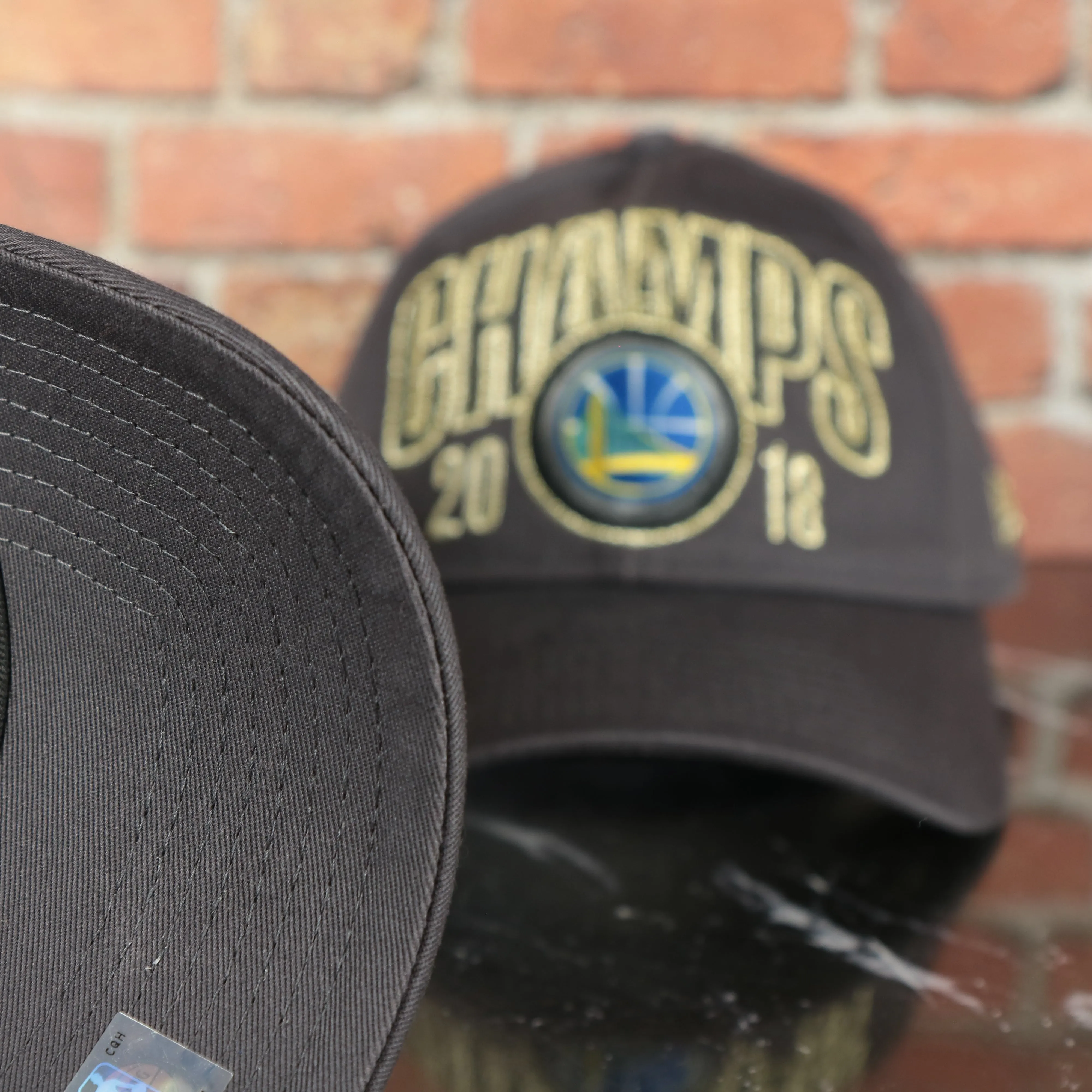 Golden State Warriors 2018 NBA Champions Grey Baseball Cap - OSFM