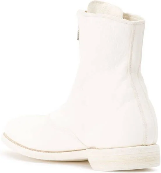 Guidi zipped ankle boots White