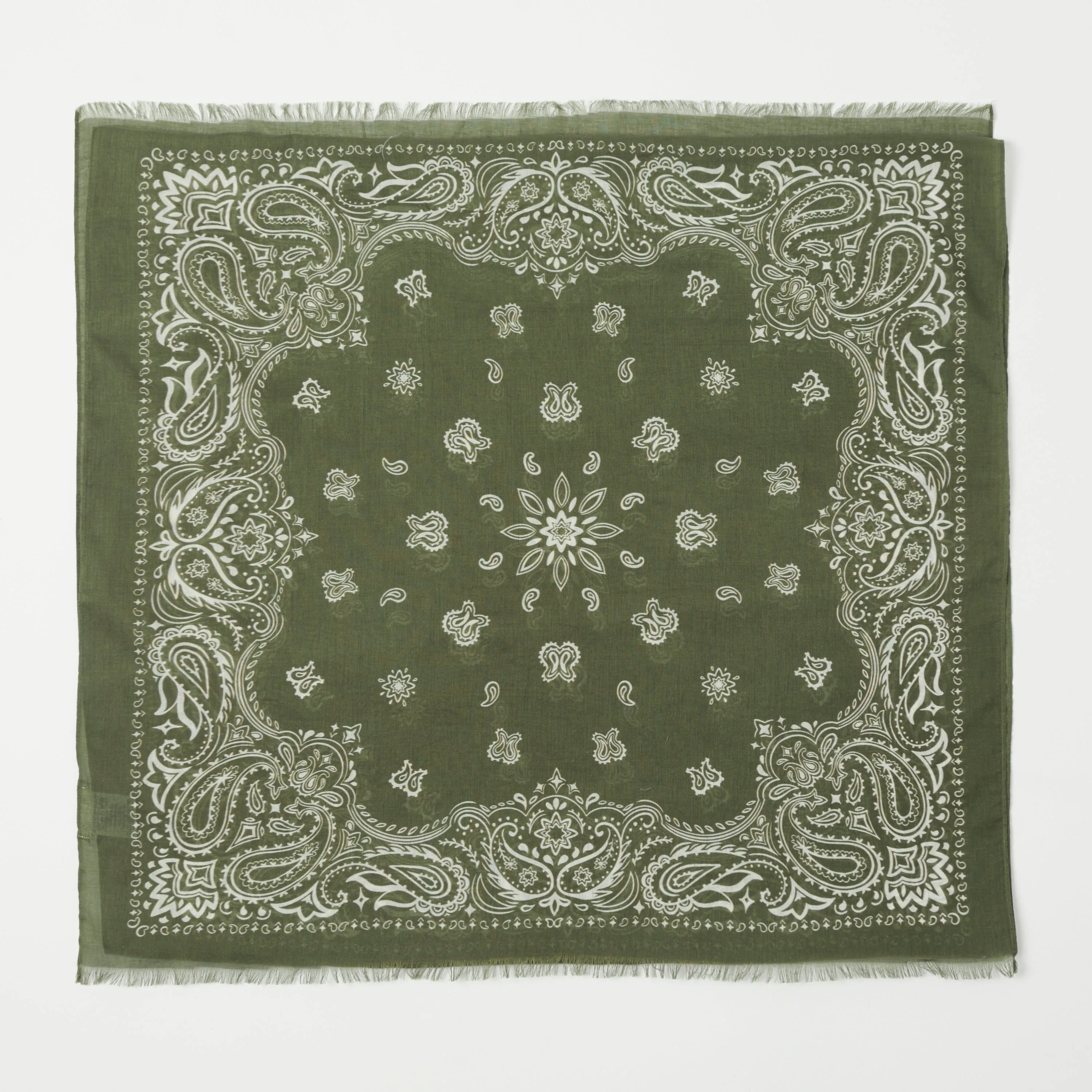 Hartford Bandana Scarf - Olive