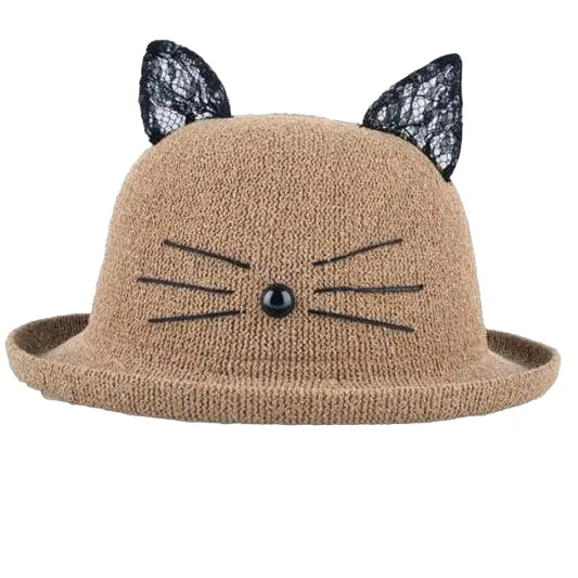 Hat Paws Kitty (Khaki)