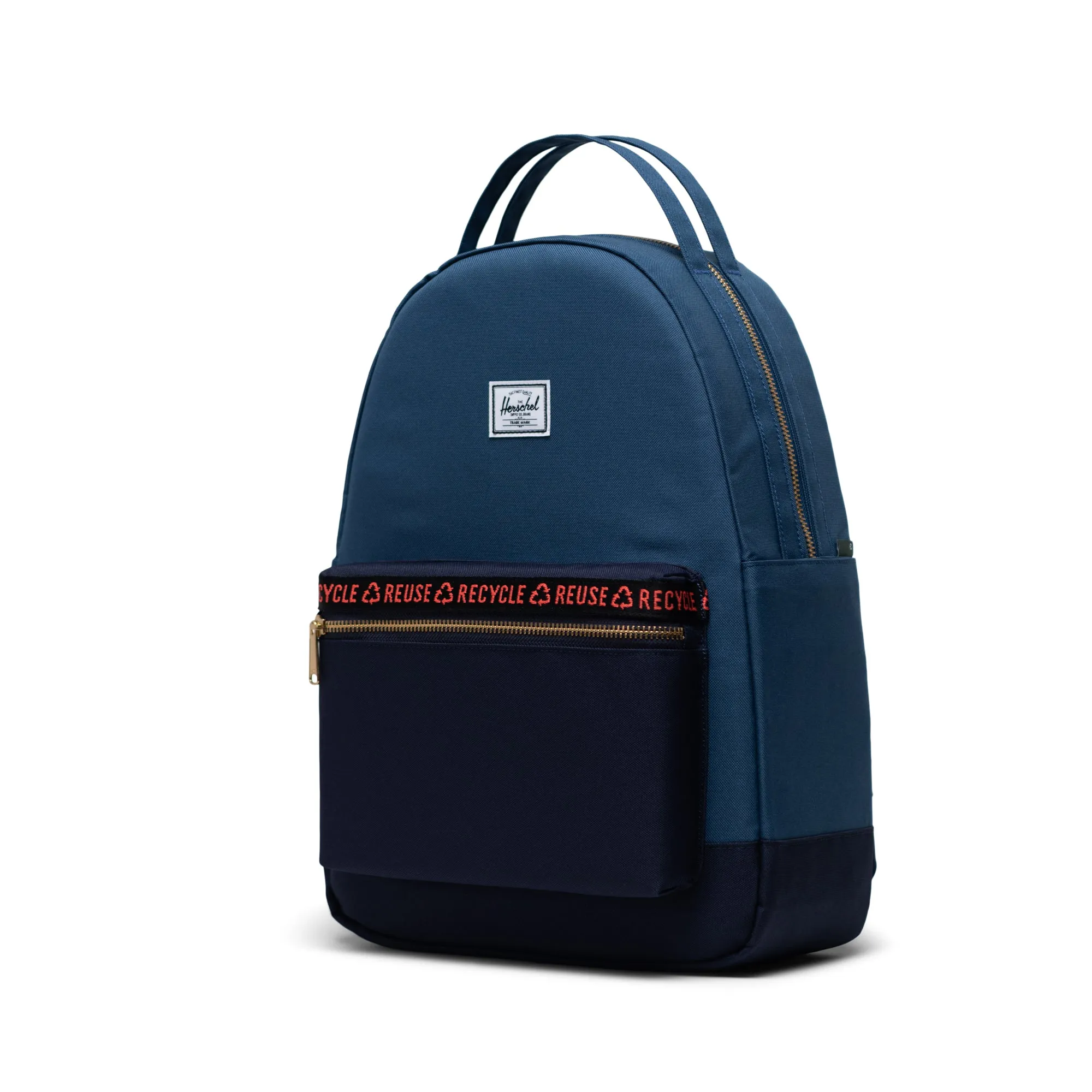 Herschel Nova Mid-Volume Ensign Blue/Peacoat Backpack - Eco Collection.