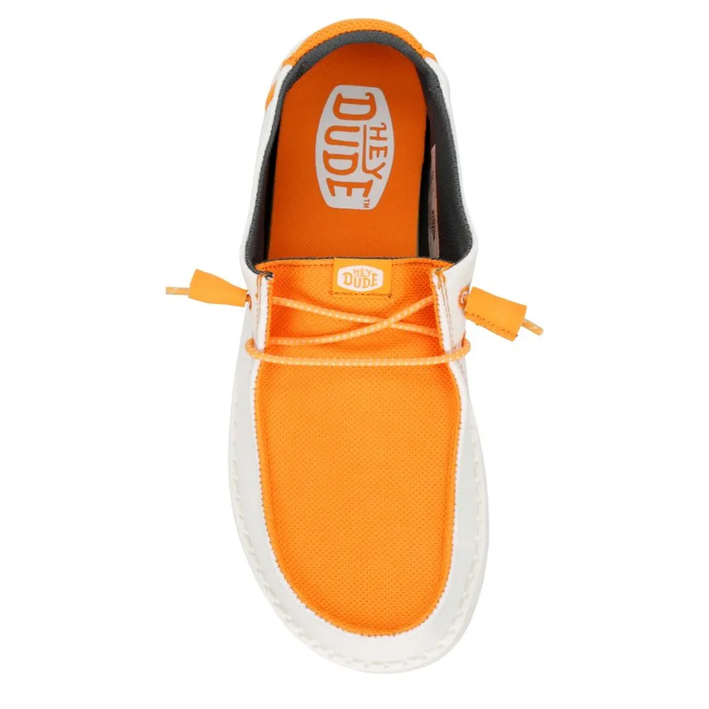 HEYDUDE  WOMENS WENDY TENNESSEE VOLS SLIP ON SNEAKER