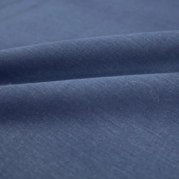 Home Furnishing Fabric - Brushed Panama Weave in Navy Blue