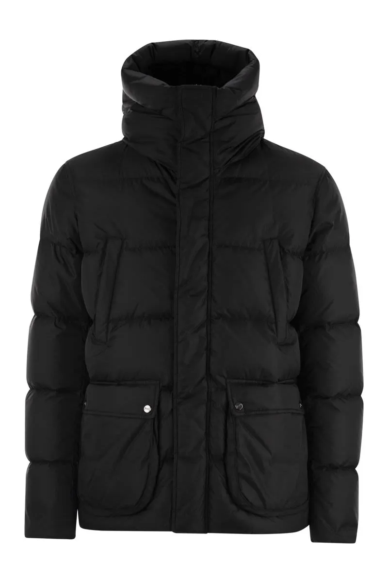 HOODED DOWN JACKET