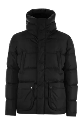 HOODED DOWN JACKET