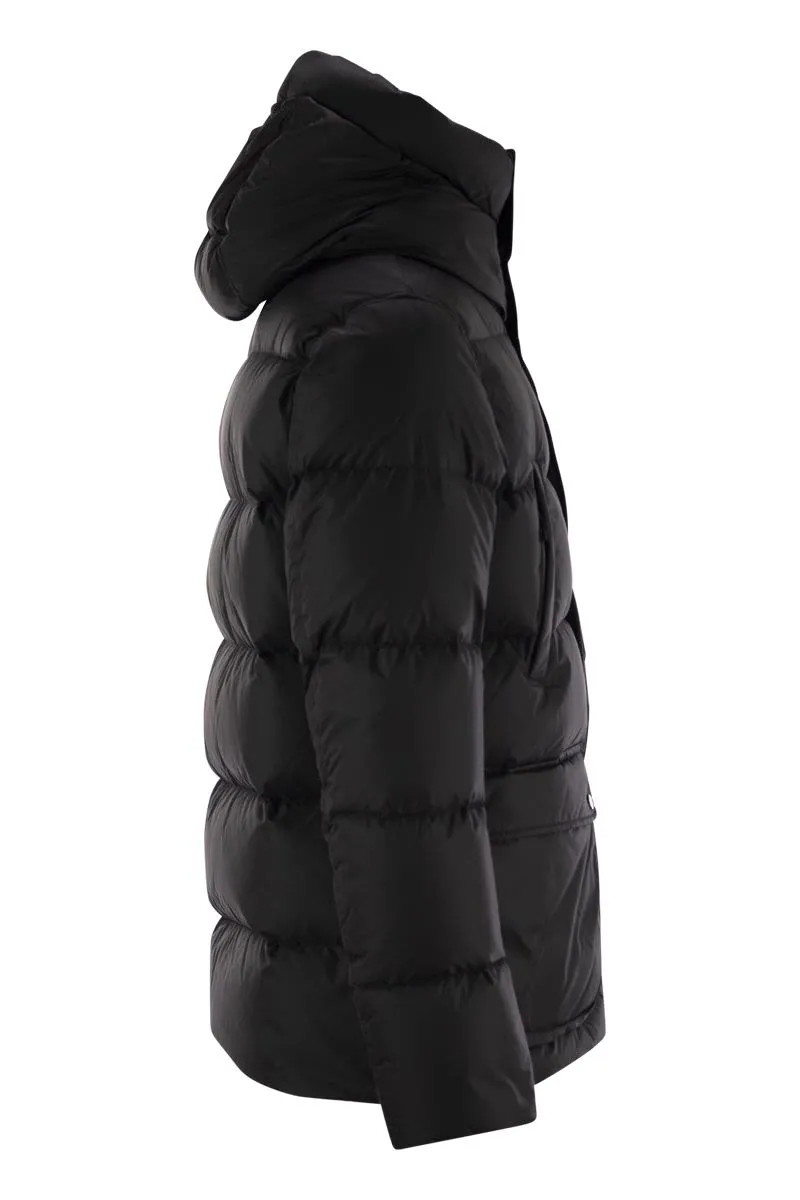 HOODED DOWN JACKET