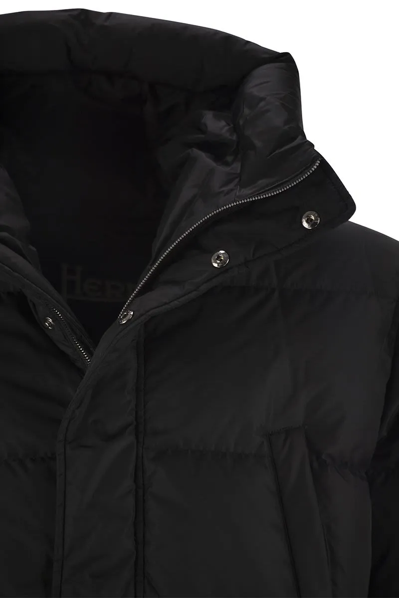 HOODED DOWN JACKET