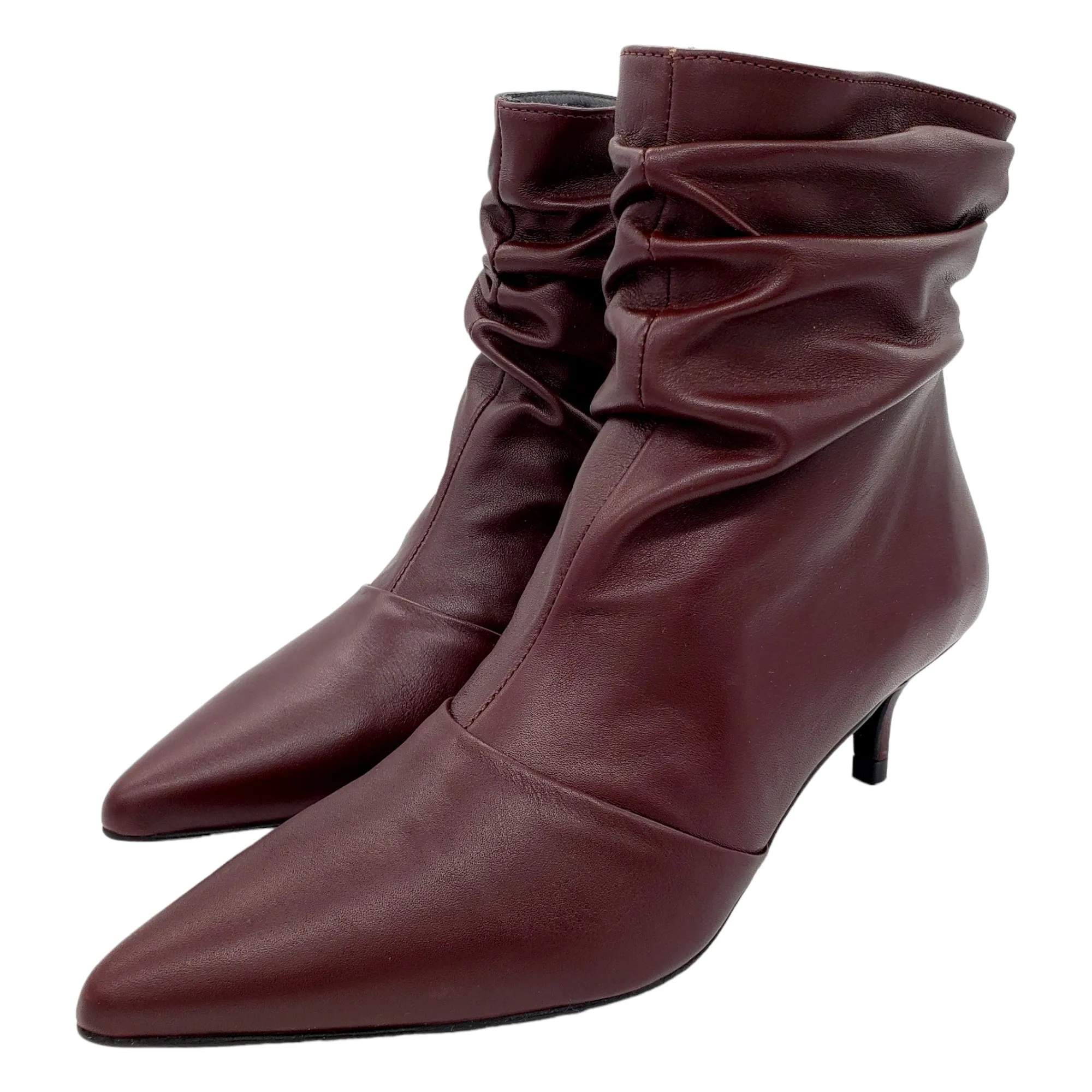 Hush Burgundy Audley Boots