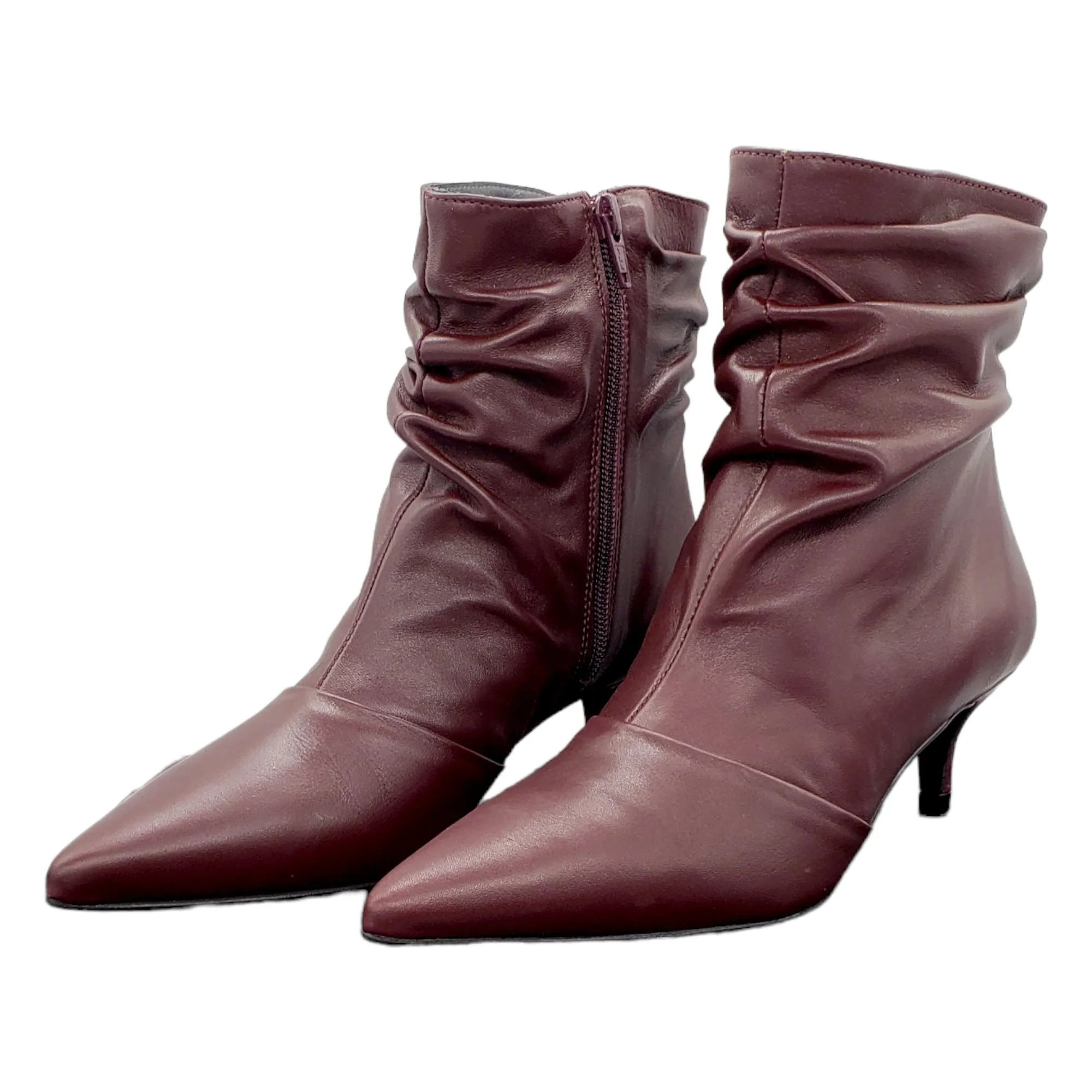 Hush Burgundy Audley Boots